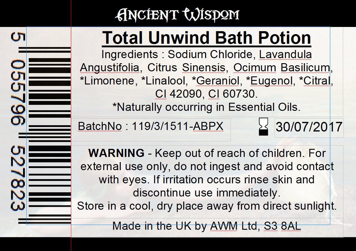 Bag Labels for Total Unwind (4 sheets of 18)