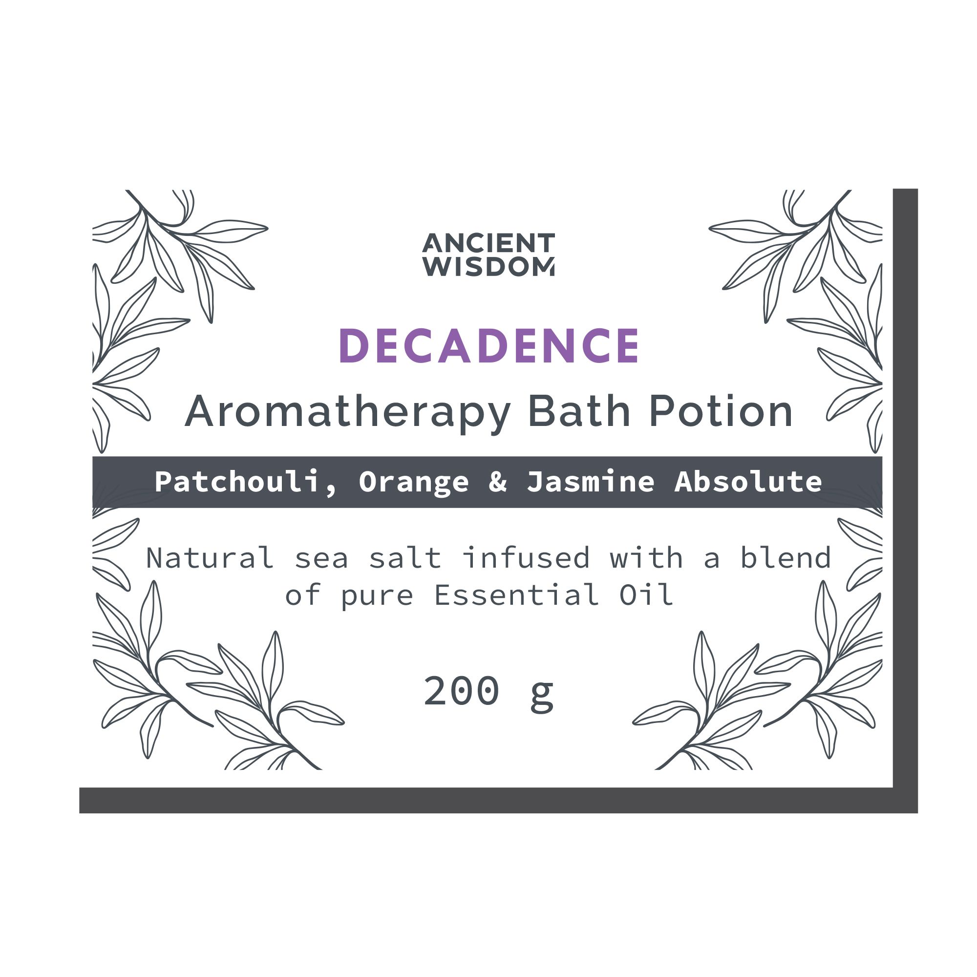 Bag Labels for Decadence (4 sheets of 18)