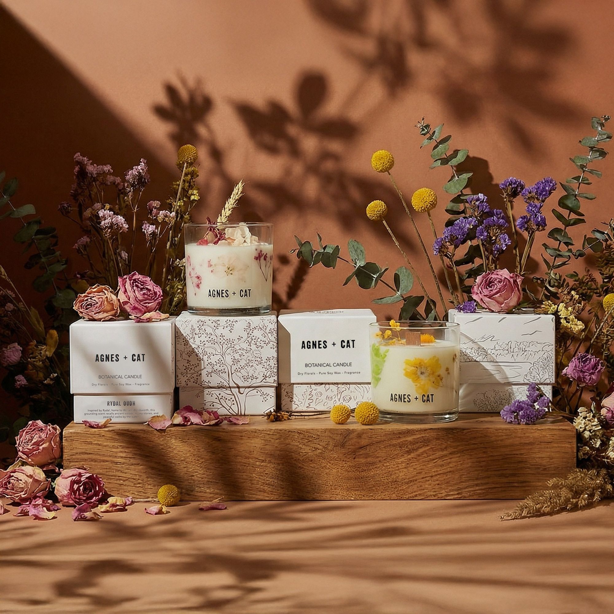 Agnes + Cat Botanical Soy Wax Candle - Lakeland Mocha