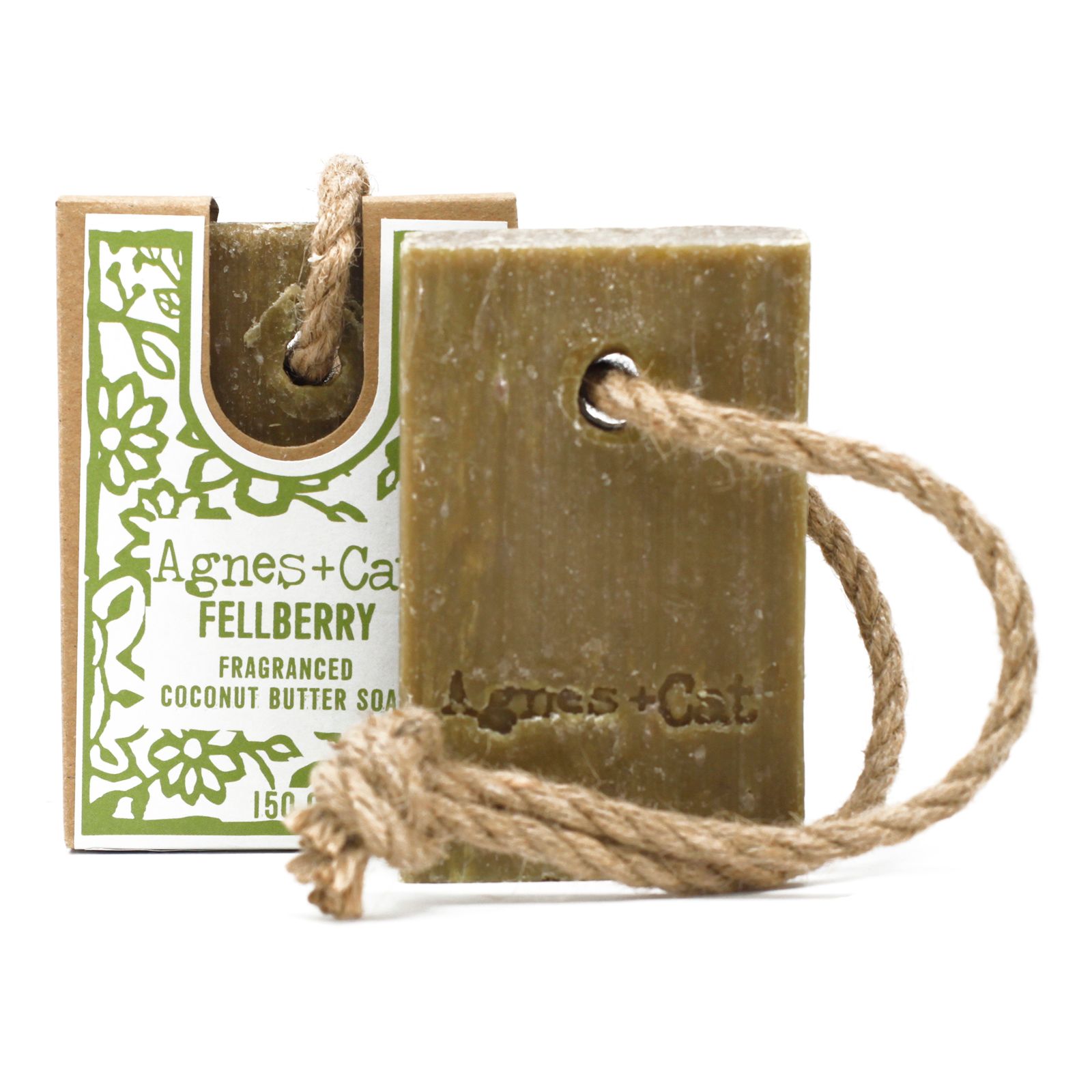 Name Agnes + Cat Soap On A Rope - Fellberry