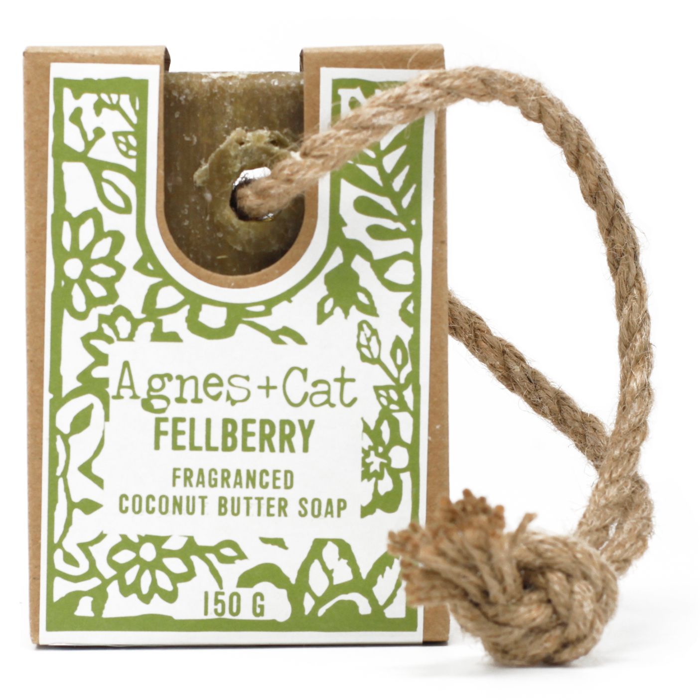 Name Agnes + Cat Soap On A Rope - Fellberry