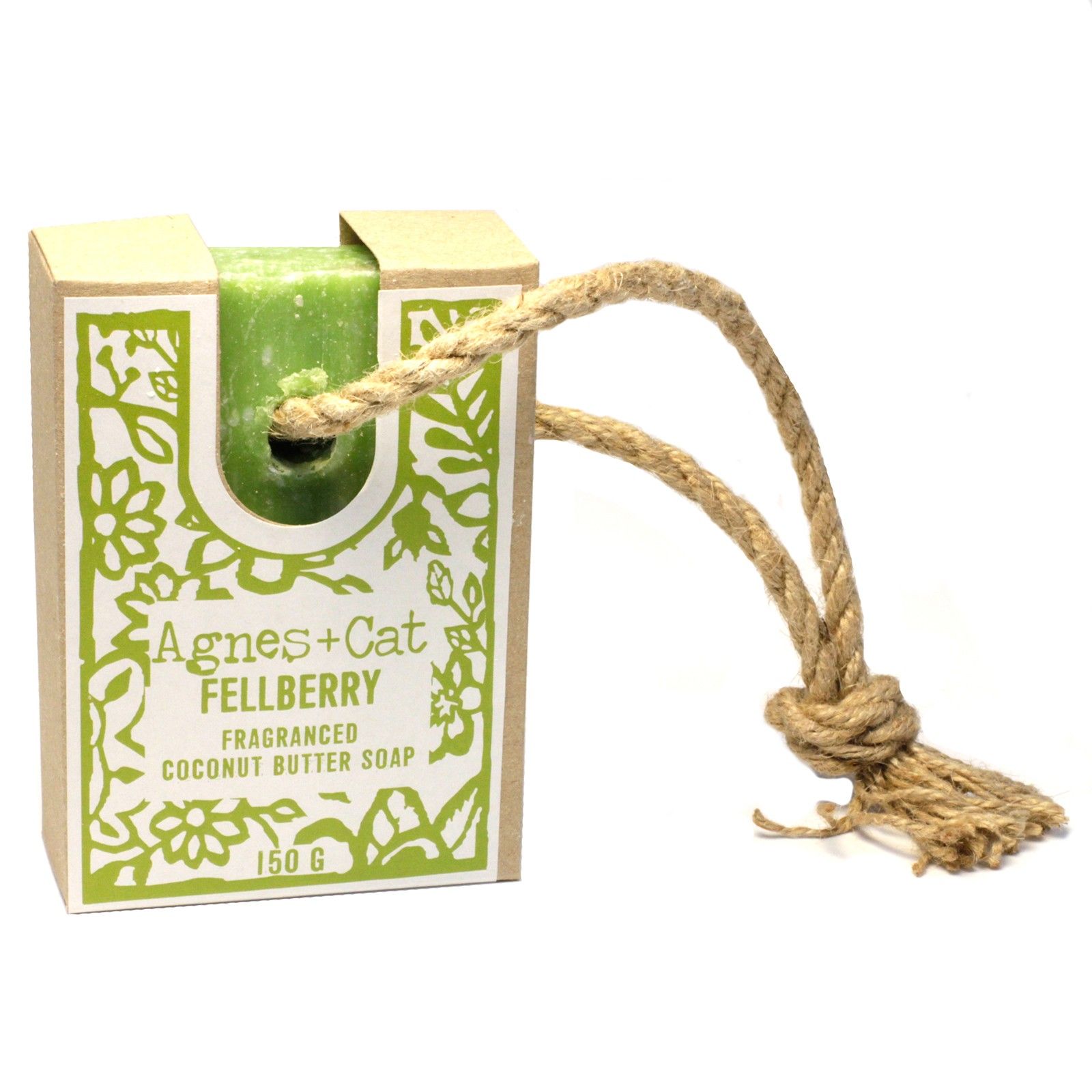 Name Agnes + Cat Soap On A Rope - Fellberry