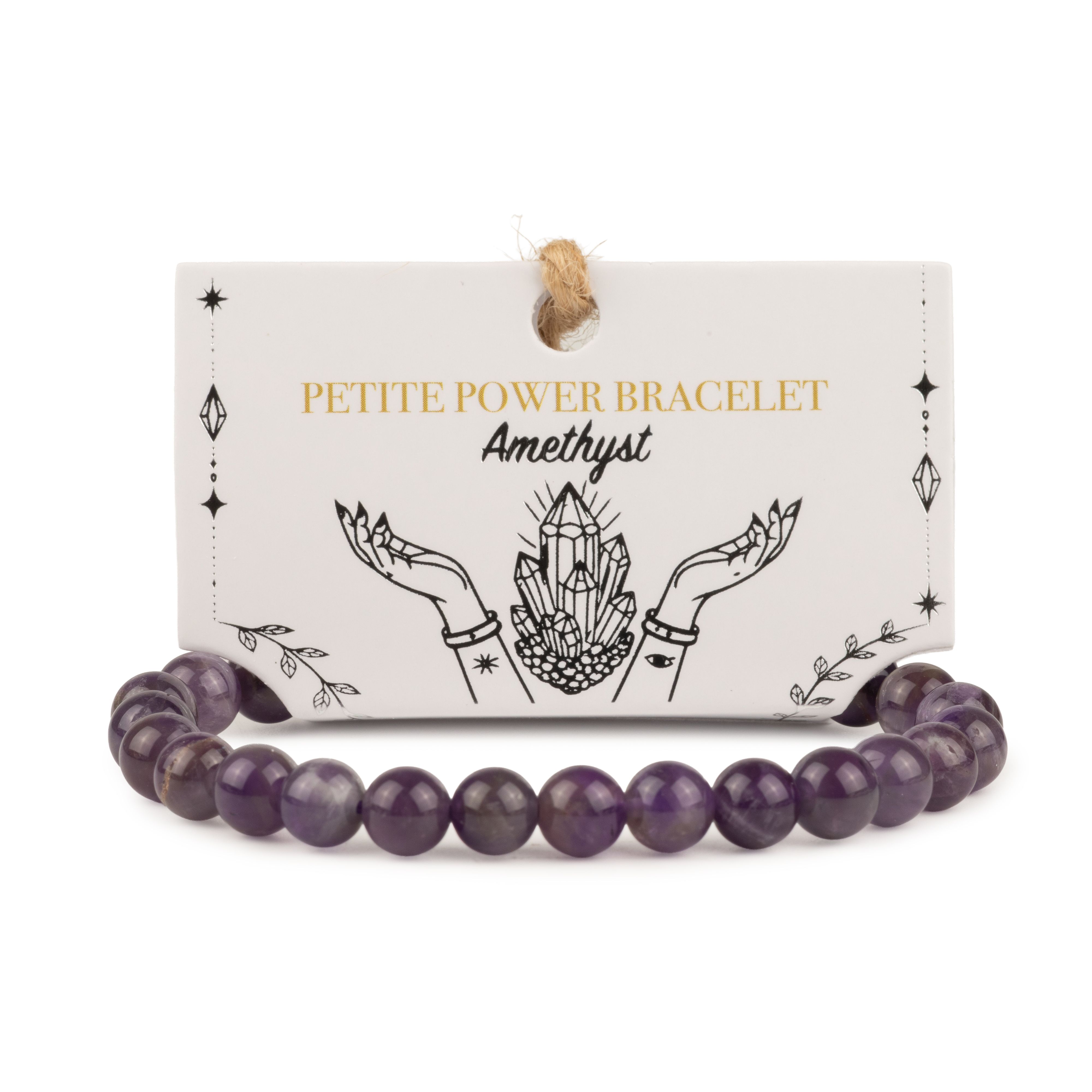 Petite Power Bracelet (17cmx6mm) - Amethyst
