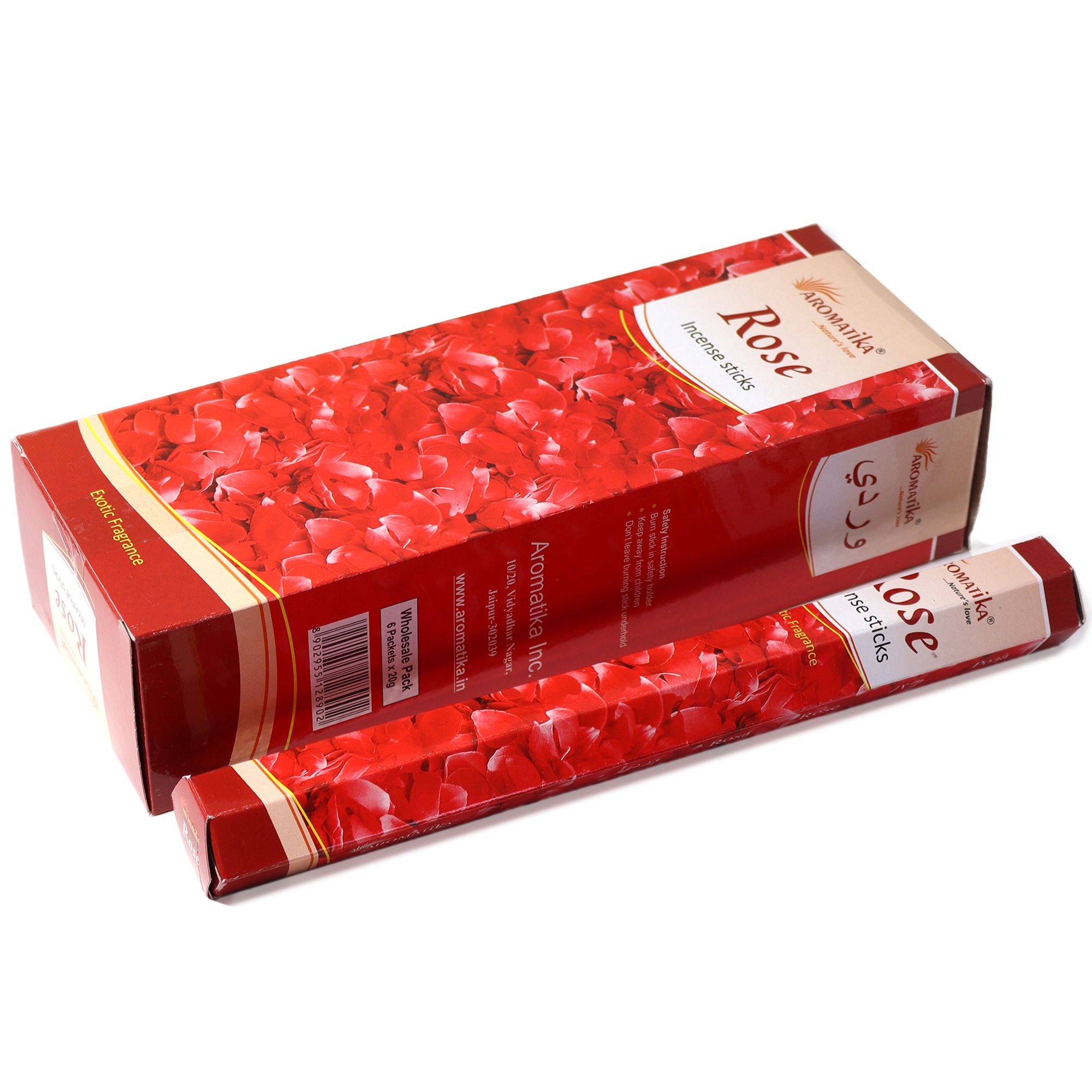 Aromatika Charcoal Free Hex Incense - Rose