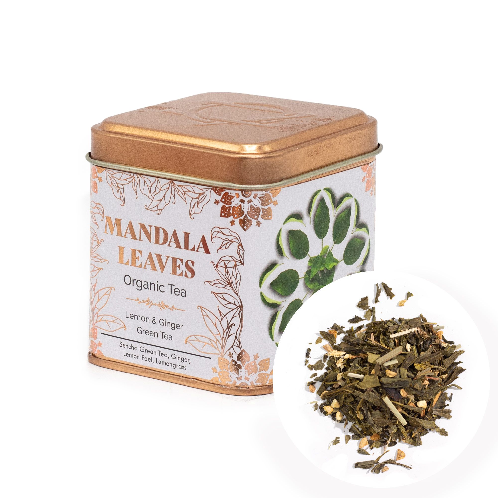 50g Classic Green Tea with Lemon and Ginger