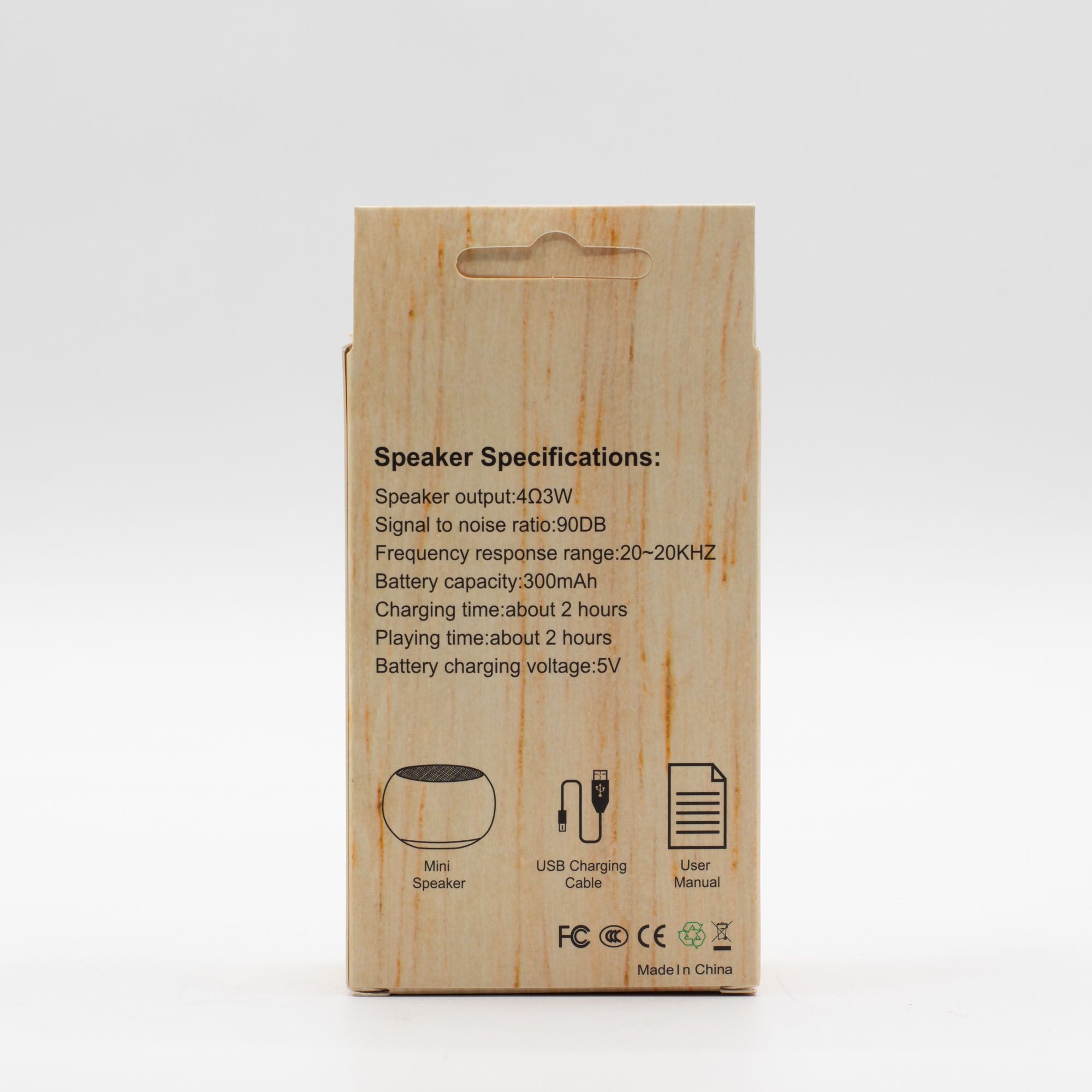 Wooden Mandela Effect Mini Speaker