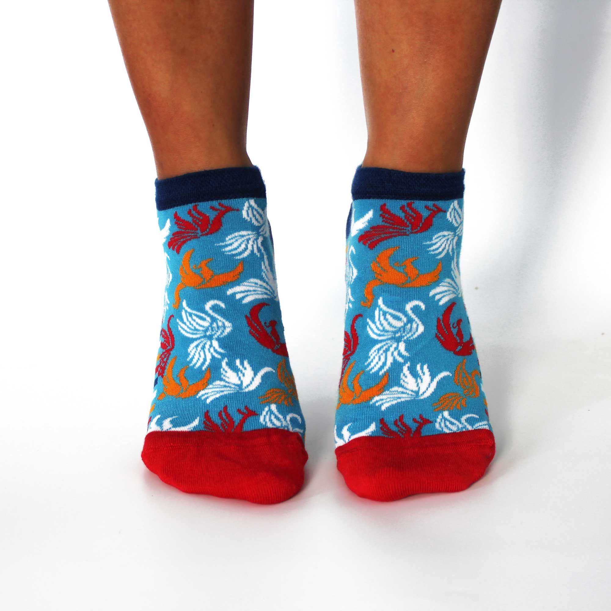 M/L Hop Hare Bamboo Socks Low (7.5-11.5) - Sun and Moon 