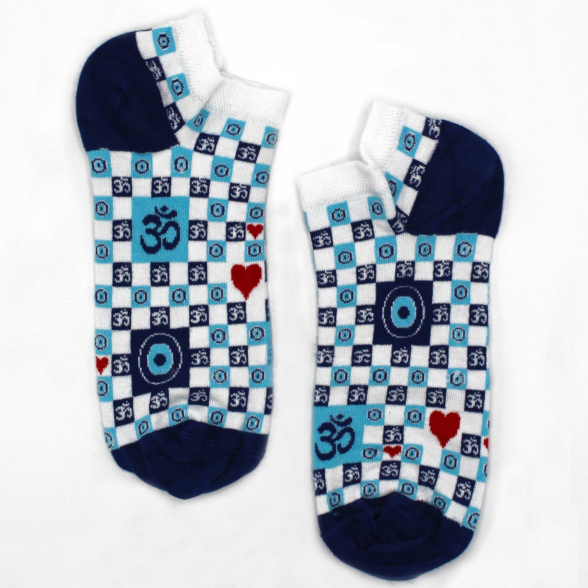 M/L Hop Hare Bamboo Socks Low (7.5-11.5) - Ohm Evil Eye