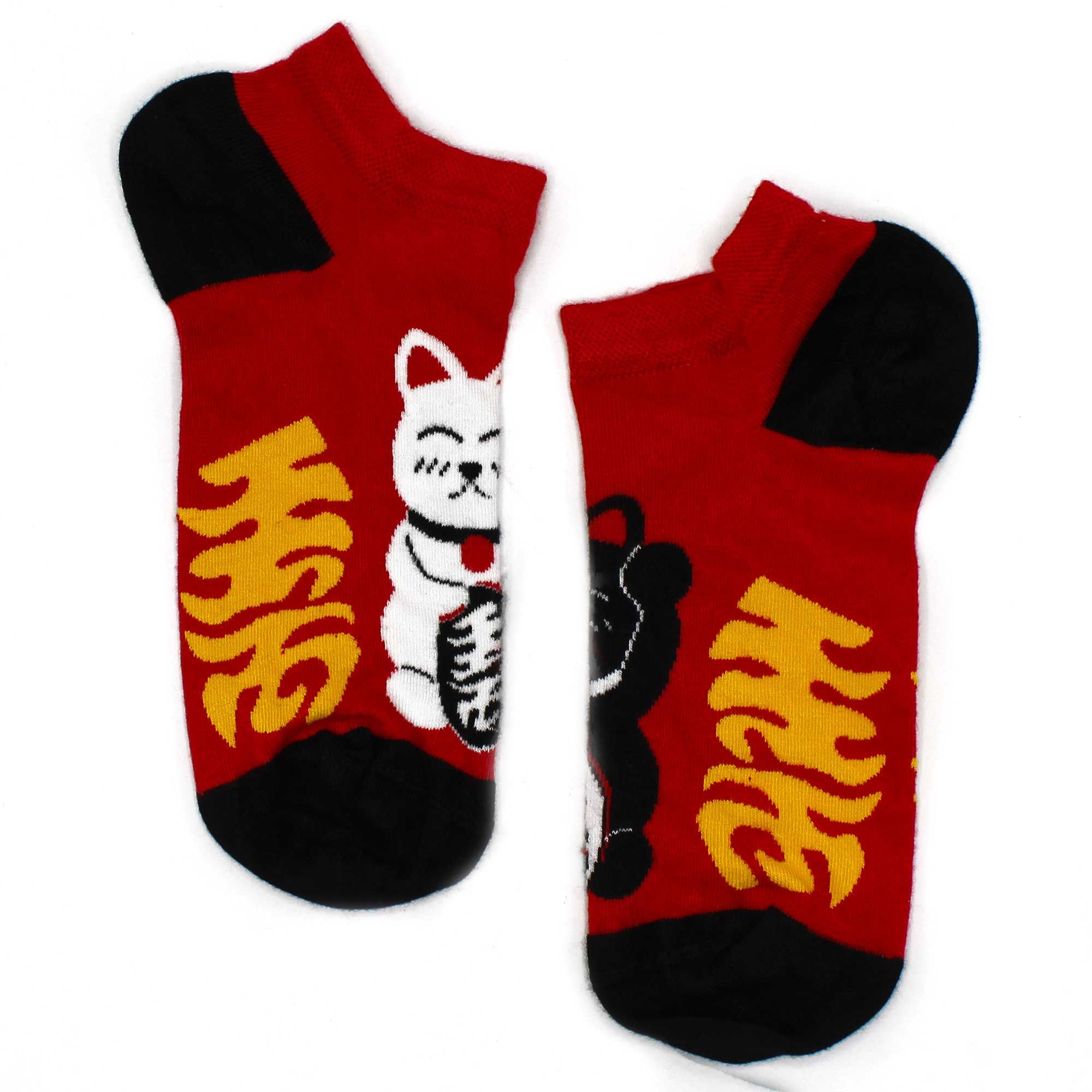M/L Hop Hare Bamboo Socks Low (7.5-11.5) - Lucky Cat