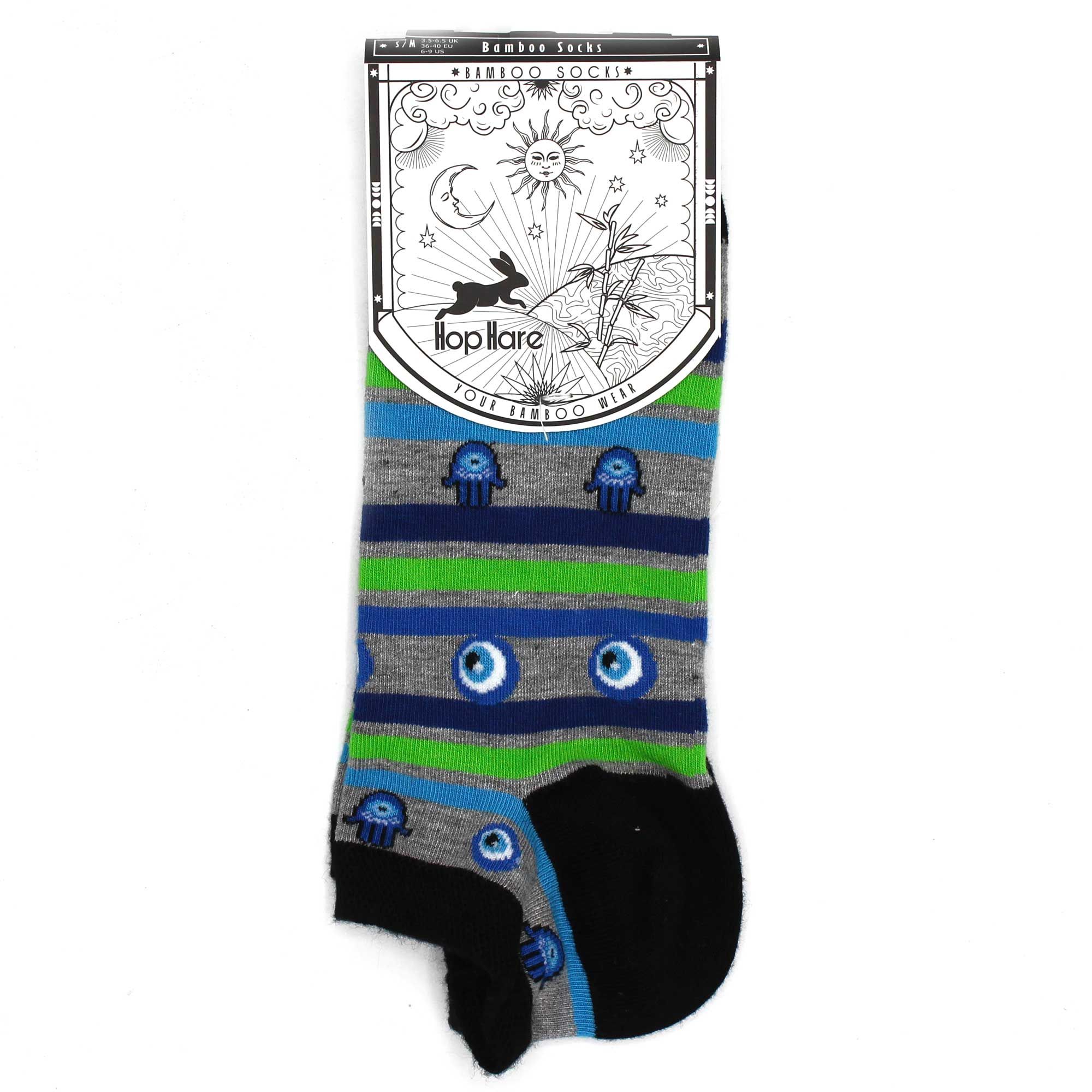 M/L Hop Hare Bamboo Socks Low (7.5-11.5) - Lucky Socks