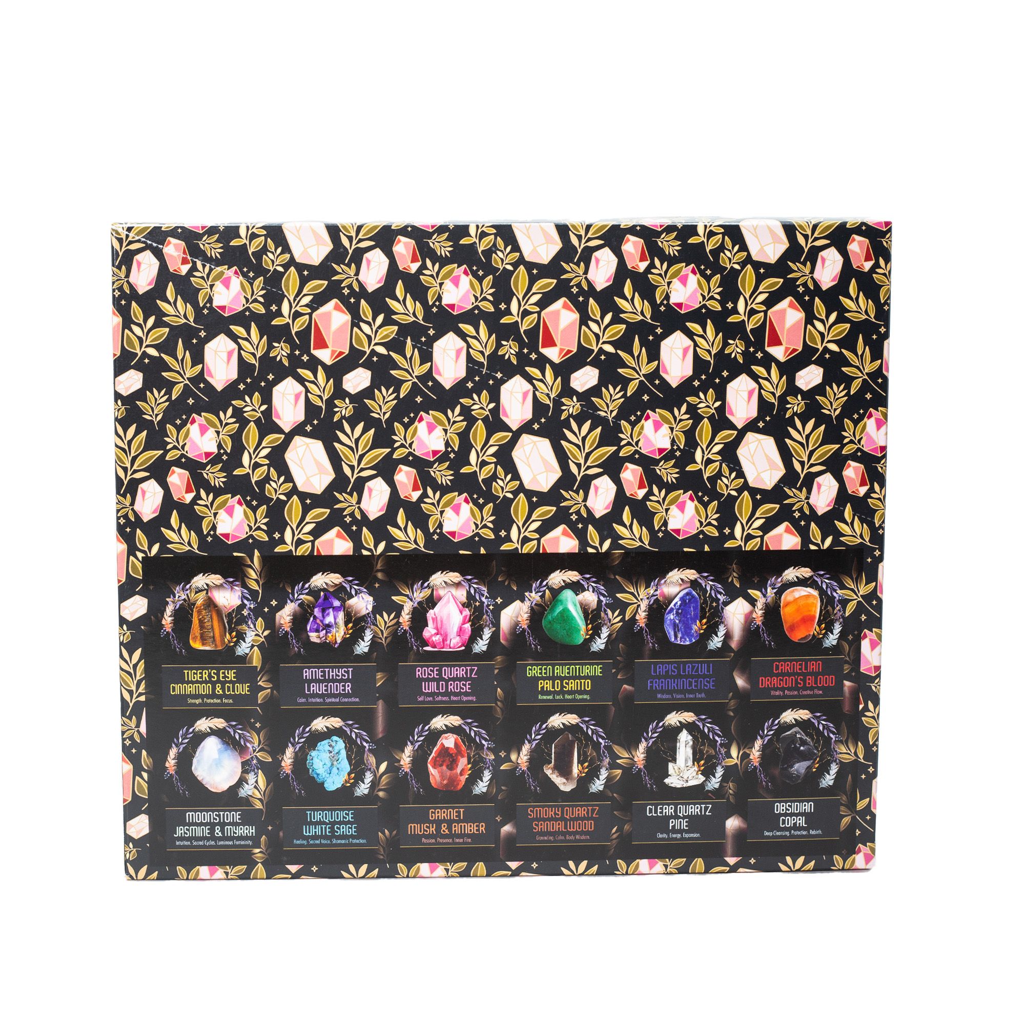 Banjara Cristal Gemas Incense Sticks - Obsidian Copal