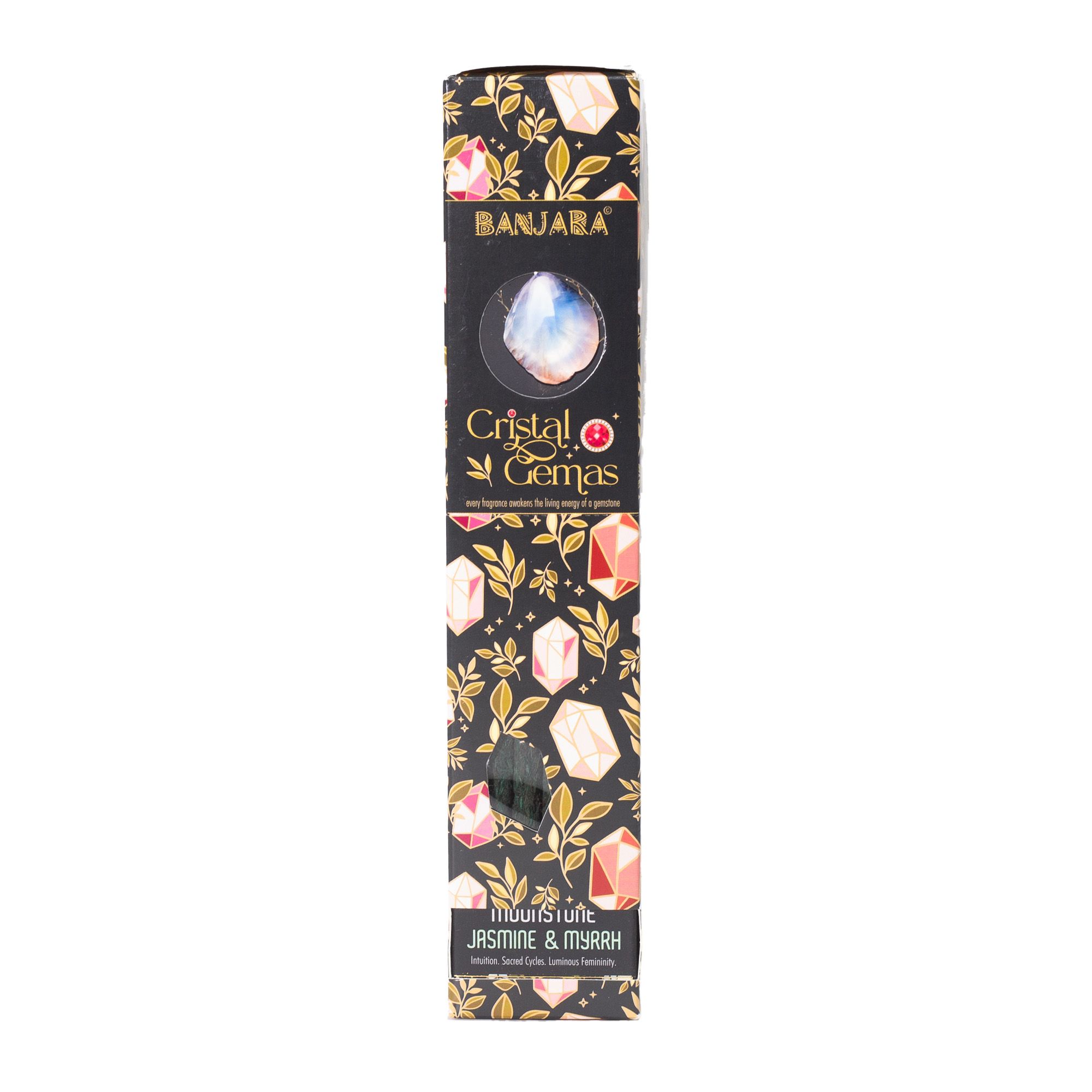 Banjara Cristal Gemas Incense Sticks - Moonstone Jasmine & Myrrh