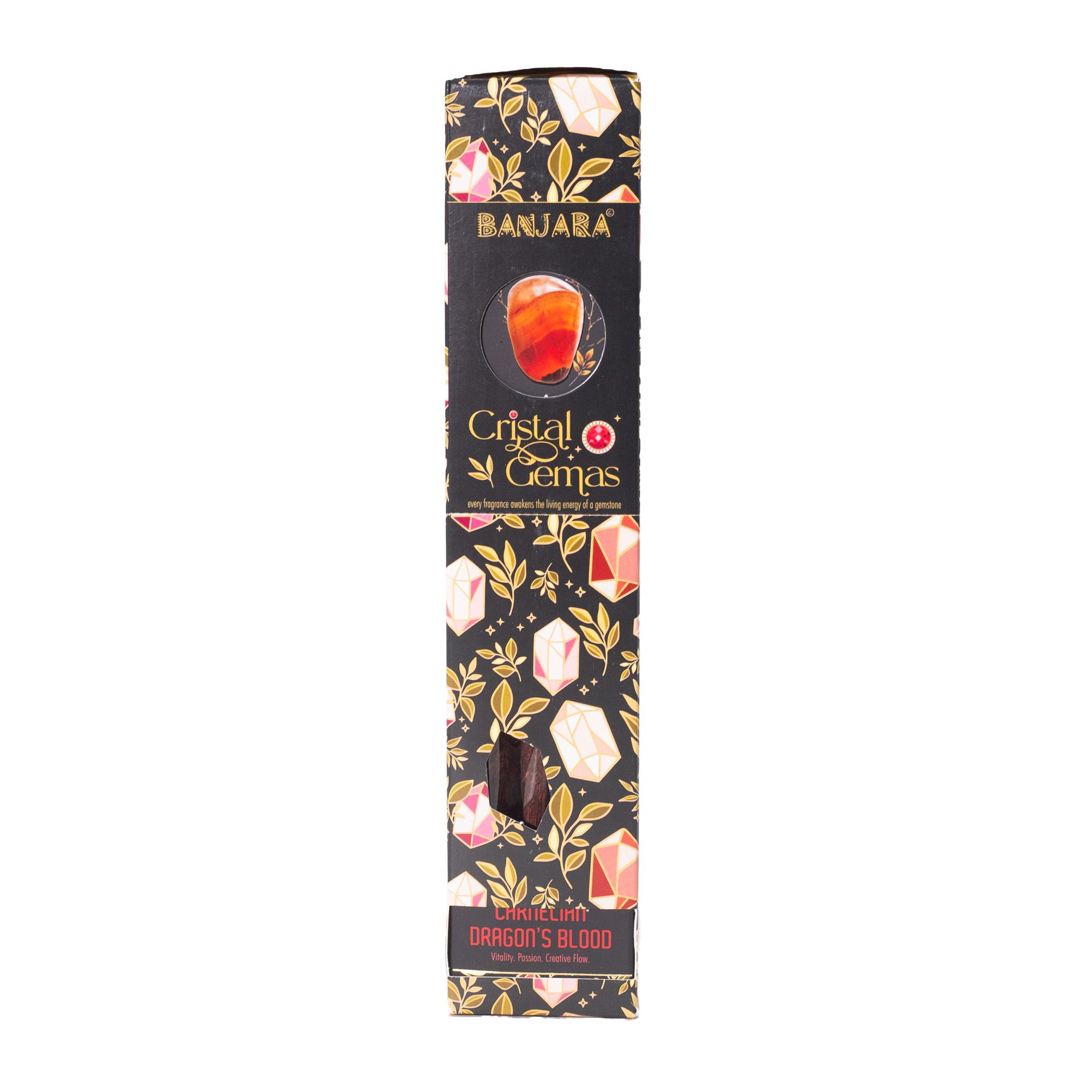 Banjara Cristal Gemas Incense Sticks - Carnelian Dragon's Blood