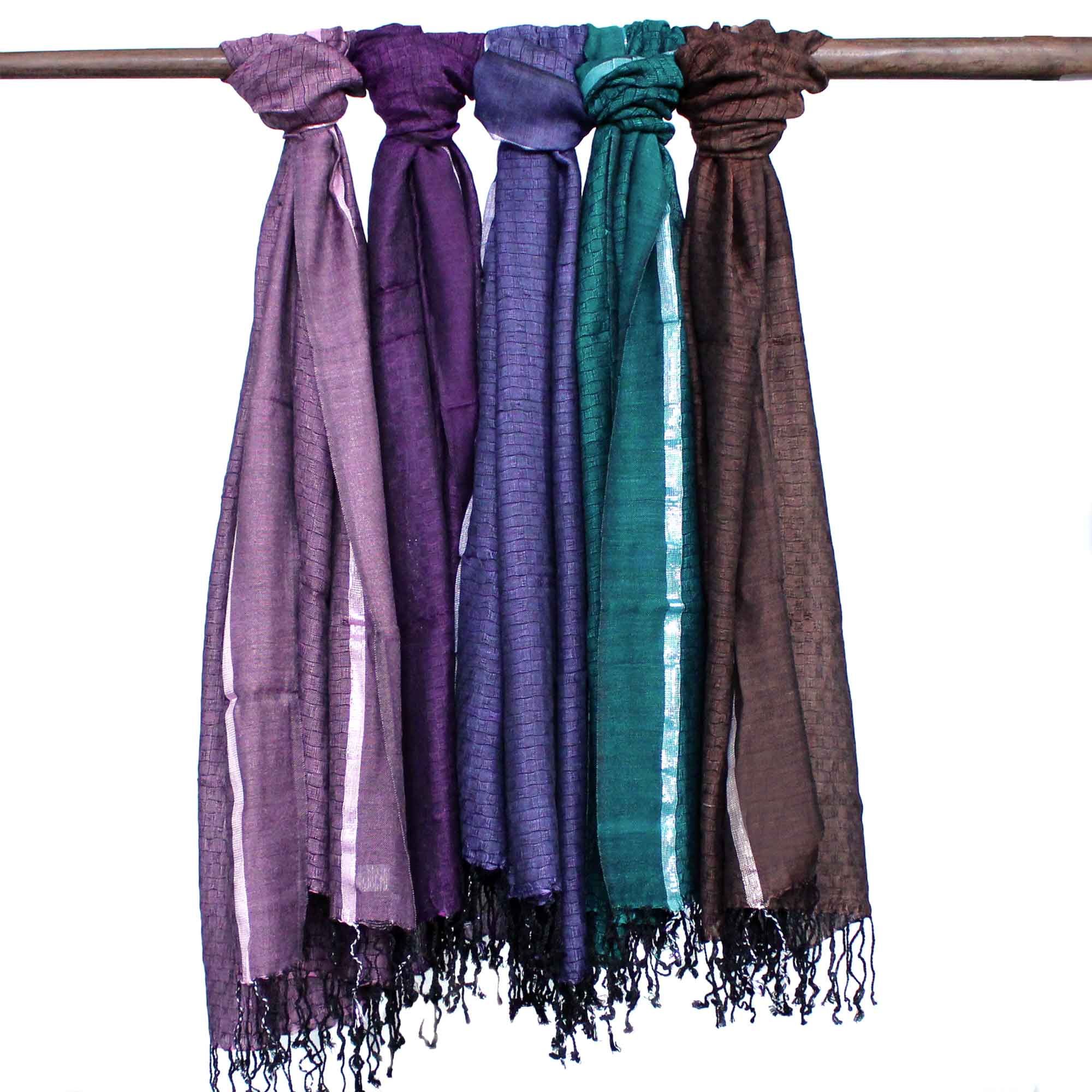 Varanasi Scarves - 22x72cm - Wild Green