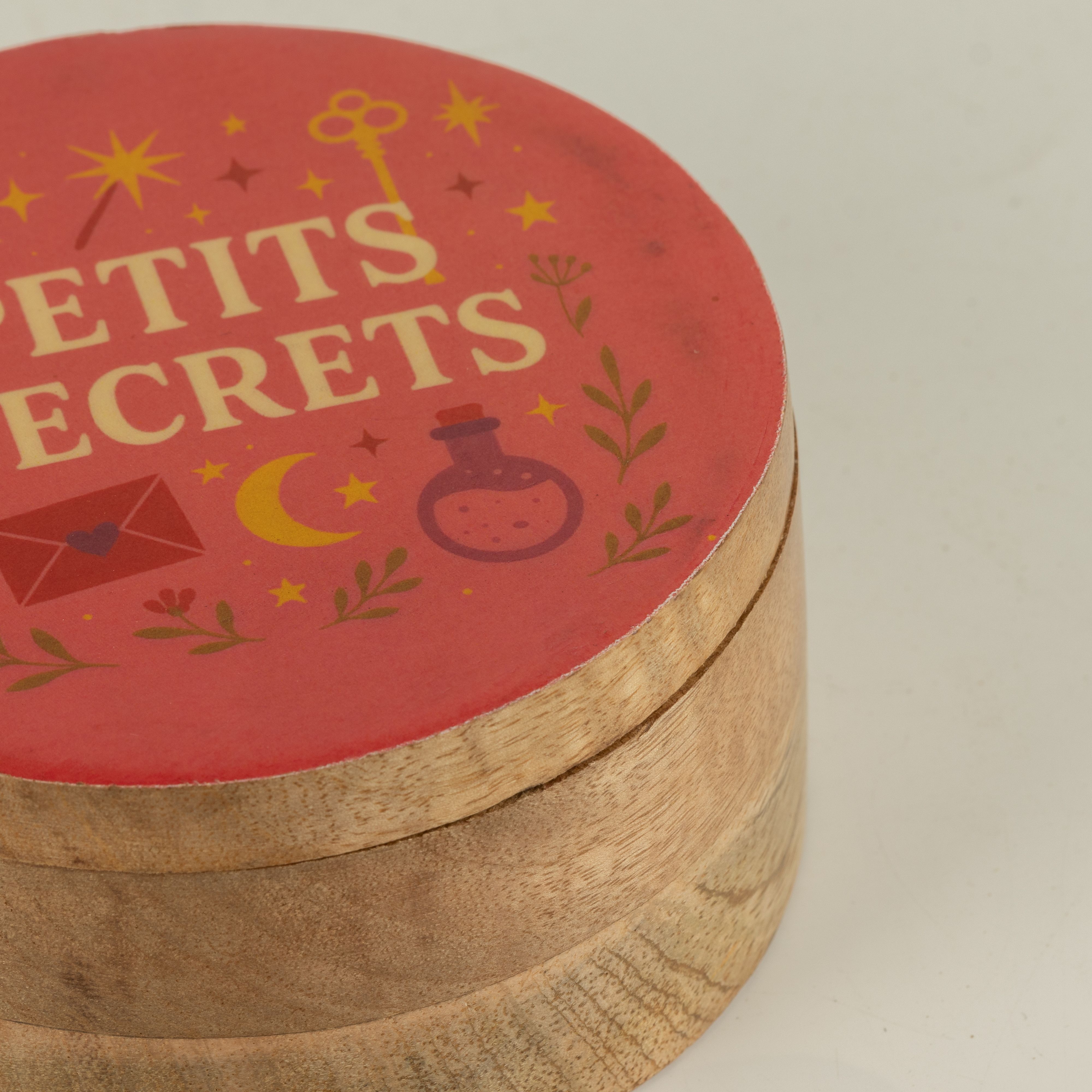 Round Enamelled Box - Petite Secrets