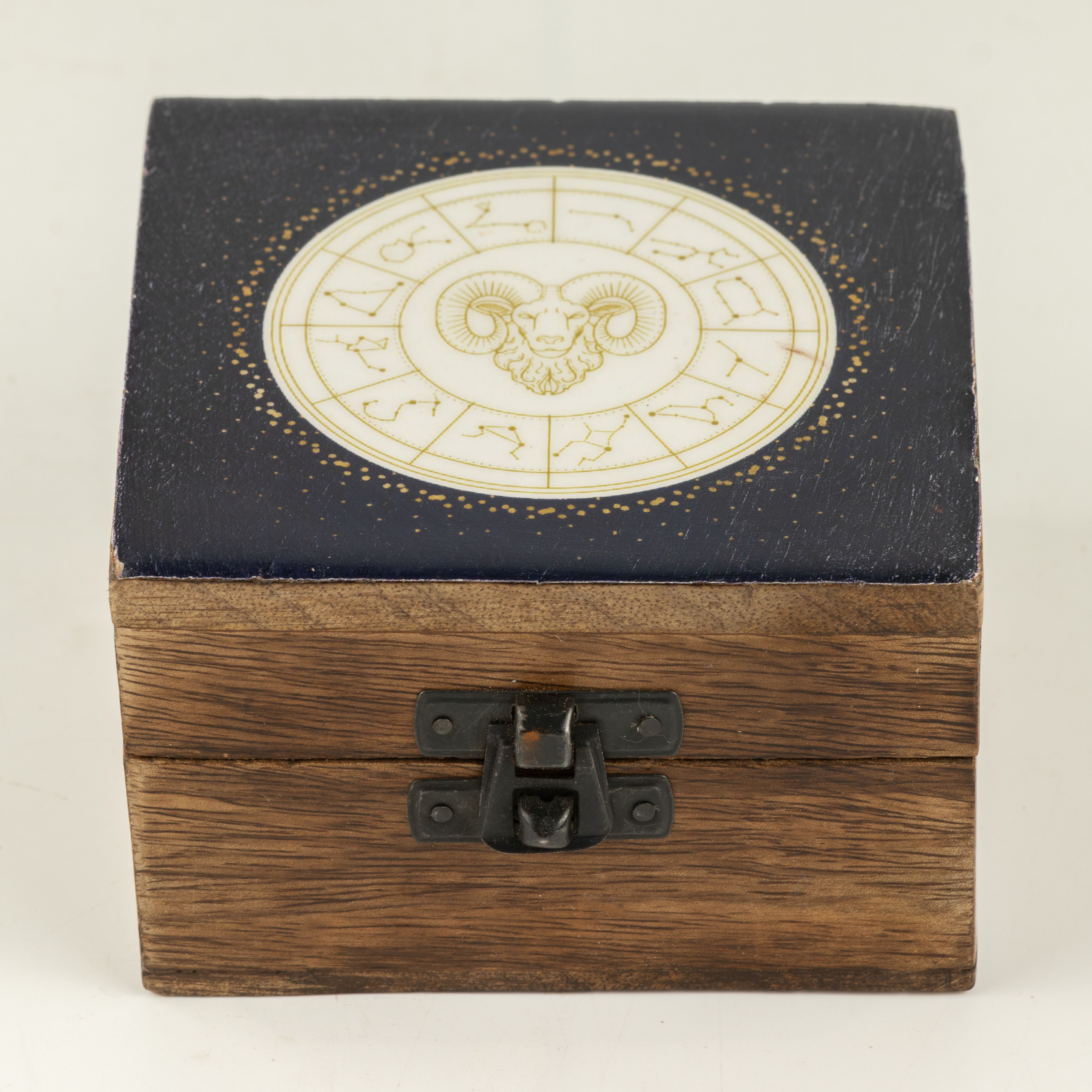 Small Enamelled Box -  Aries