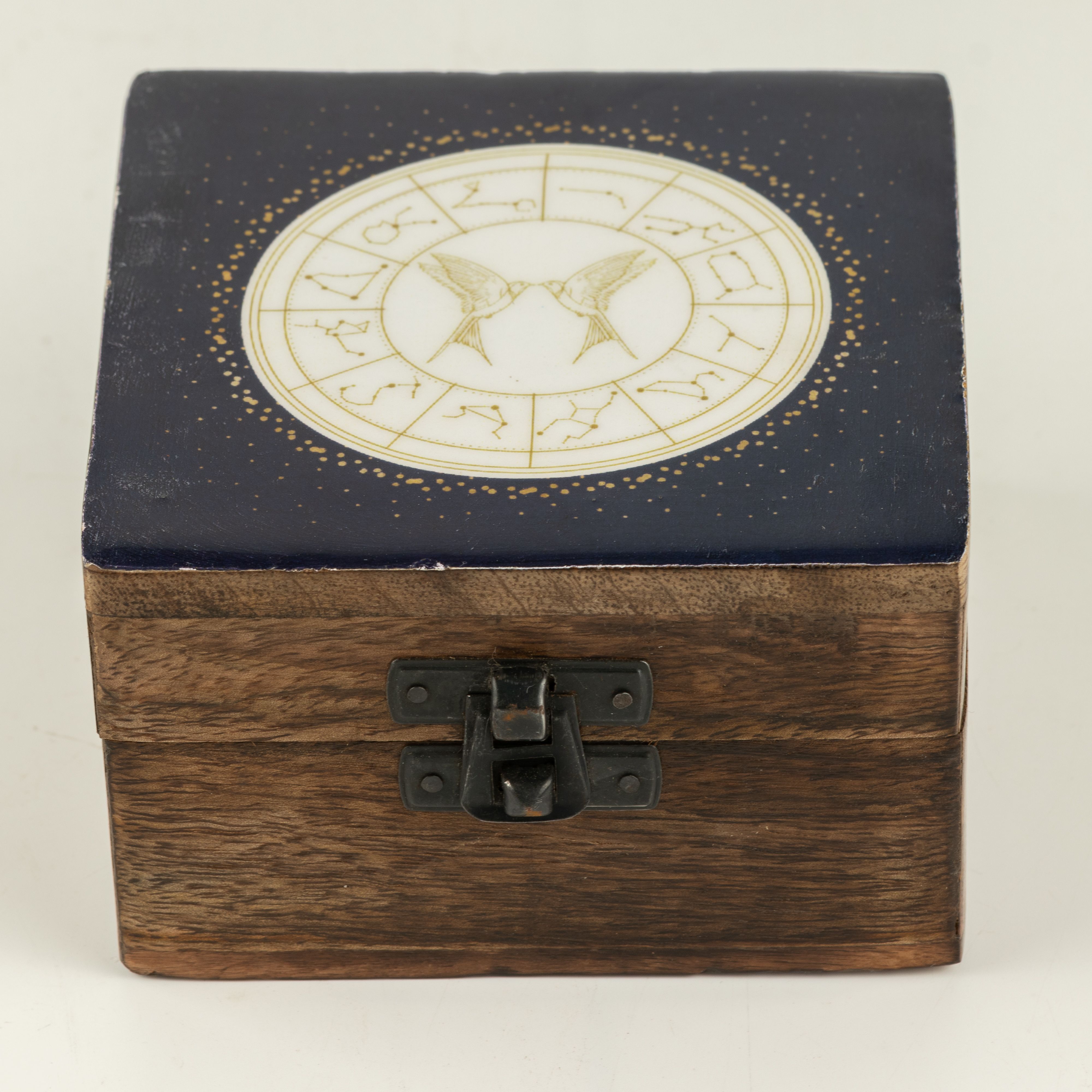 Small Enamelled Box -  Gemini