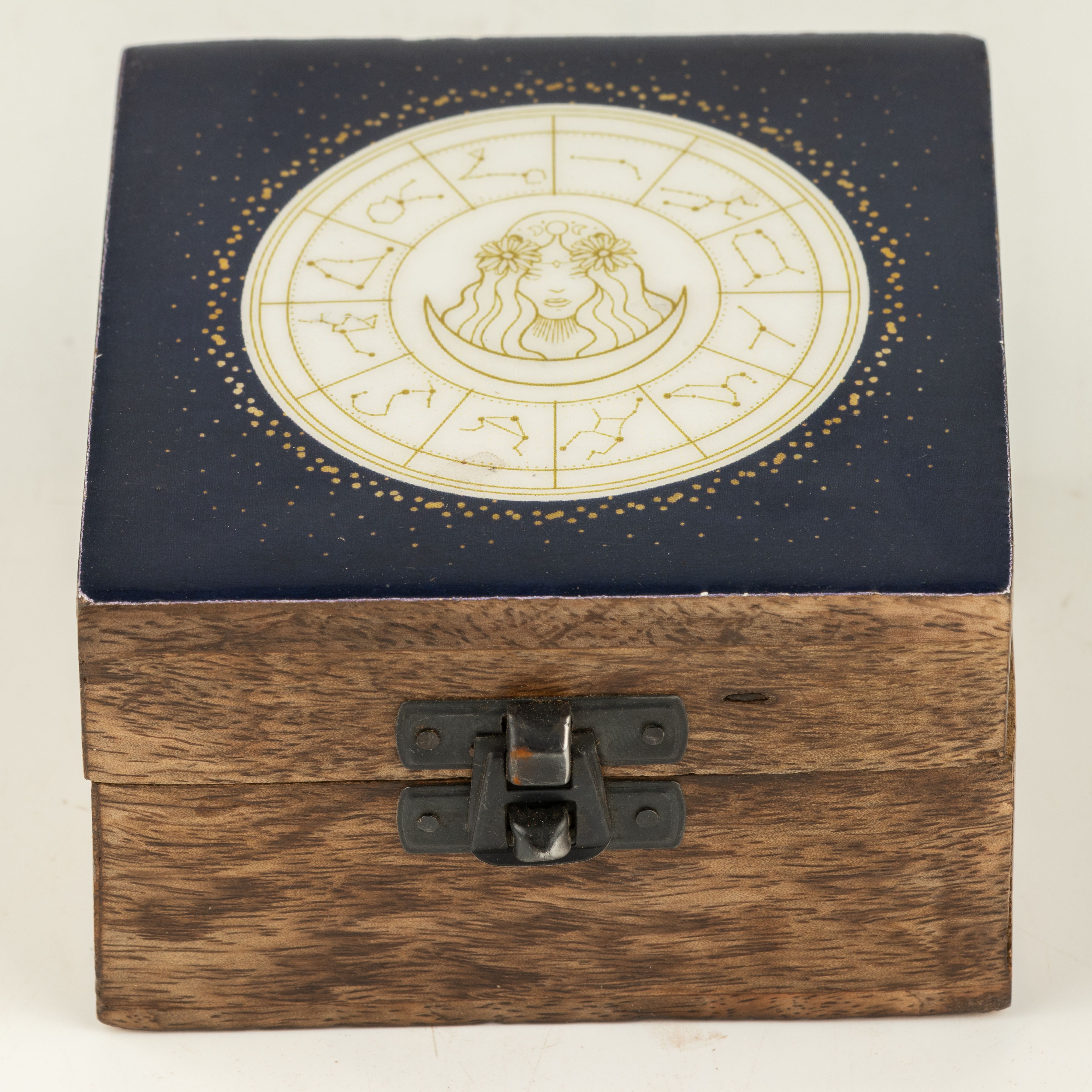 Small Enamelled Box -  Virgo