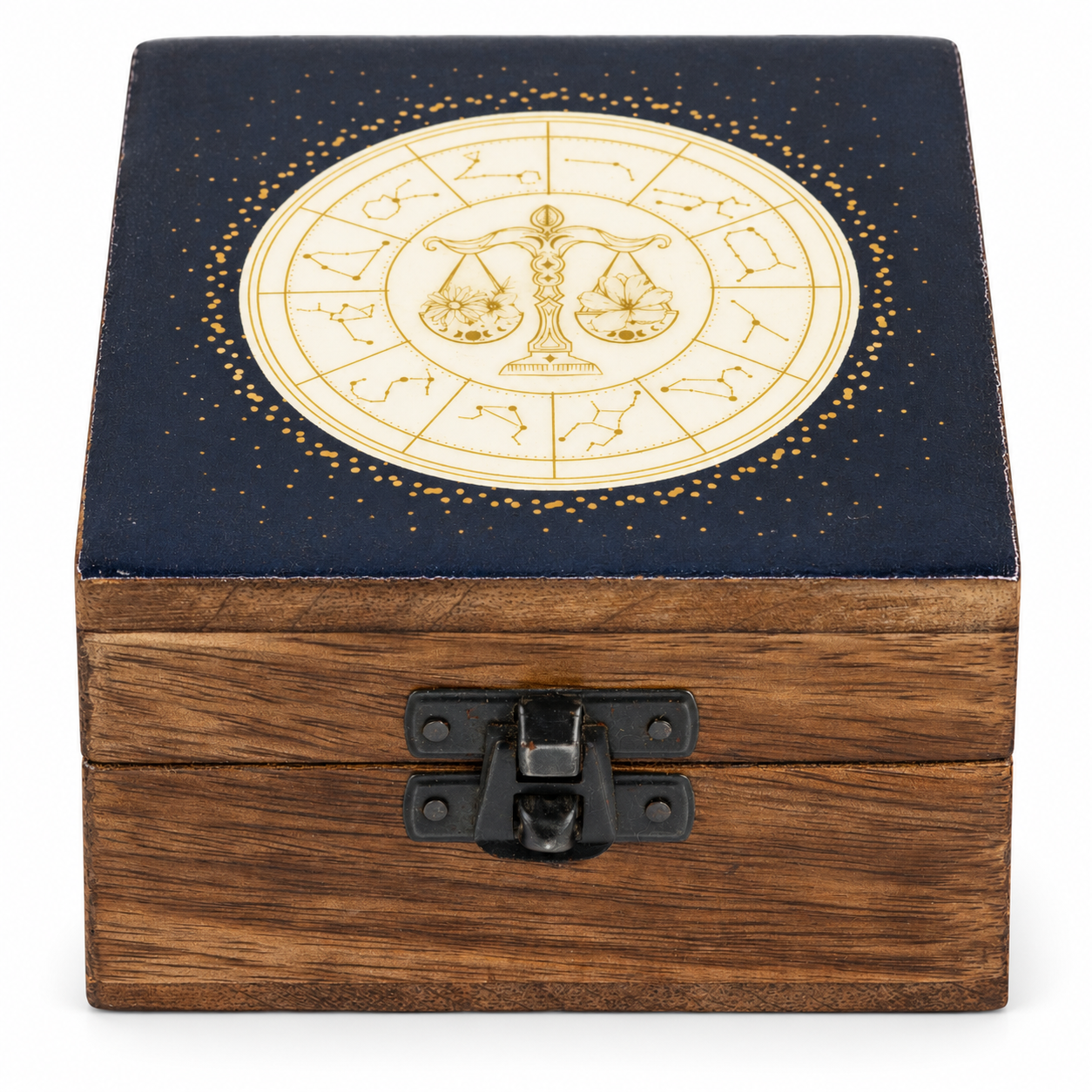 Small Enamelled Box -  Libra
