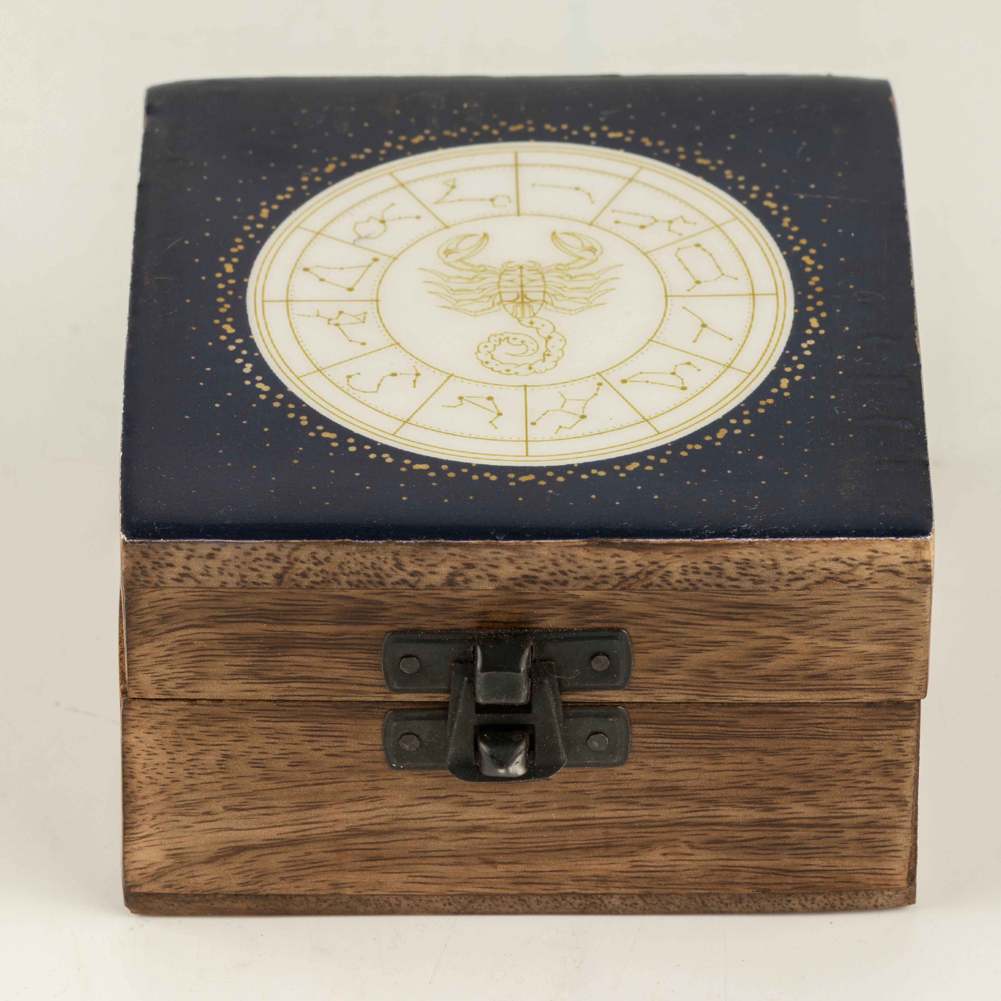 Small Enamelled Box -  Scorpio