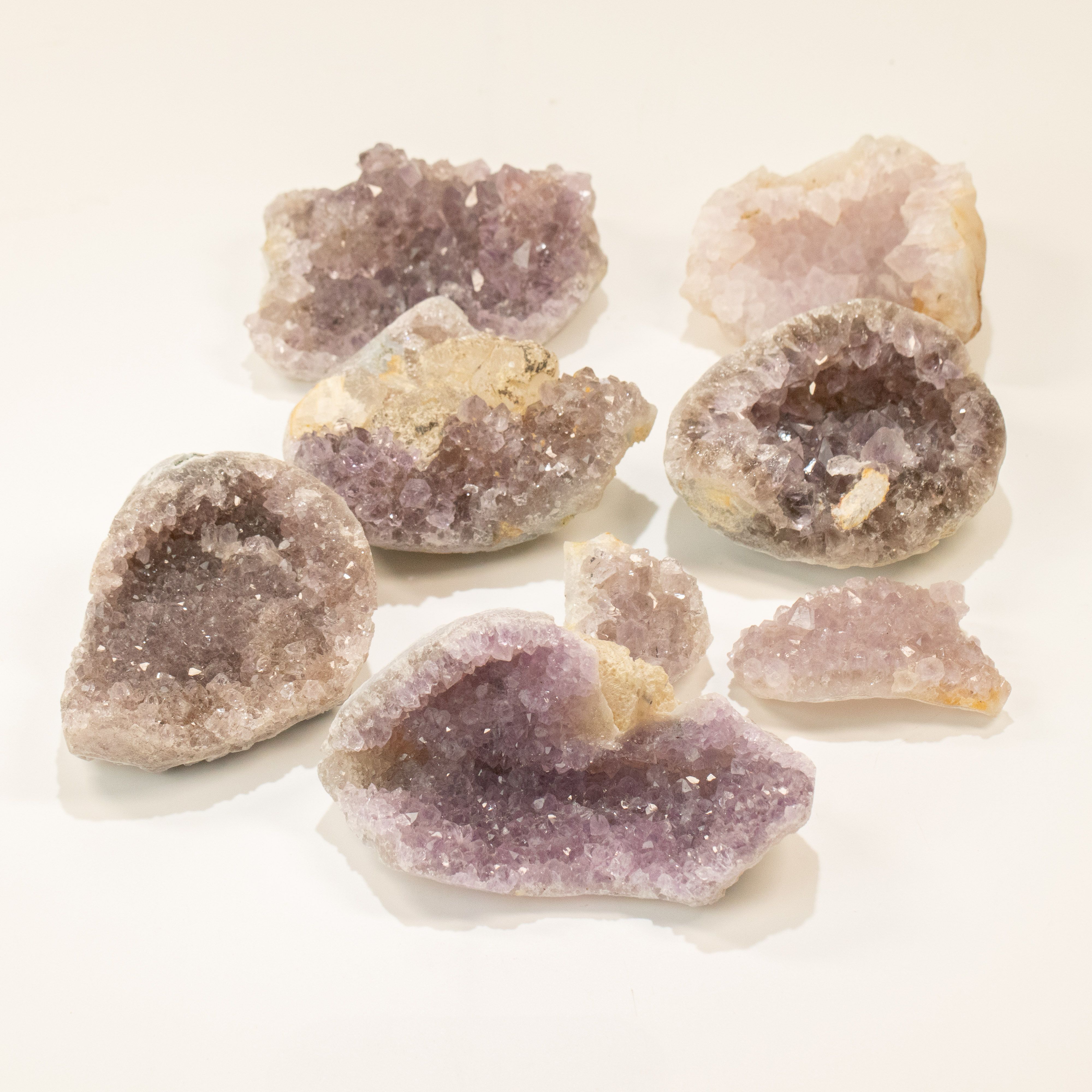 Small Assorted Amethyst Geodes - 3-5 cm   (aprox 1KG) 4-6 pieces