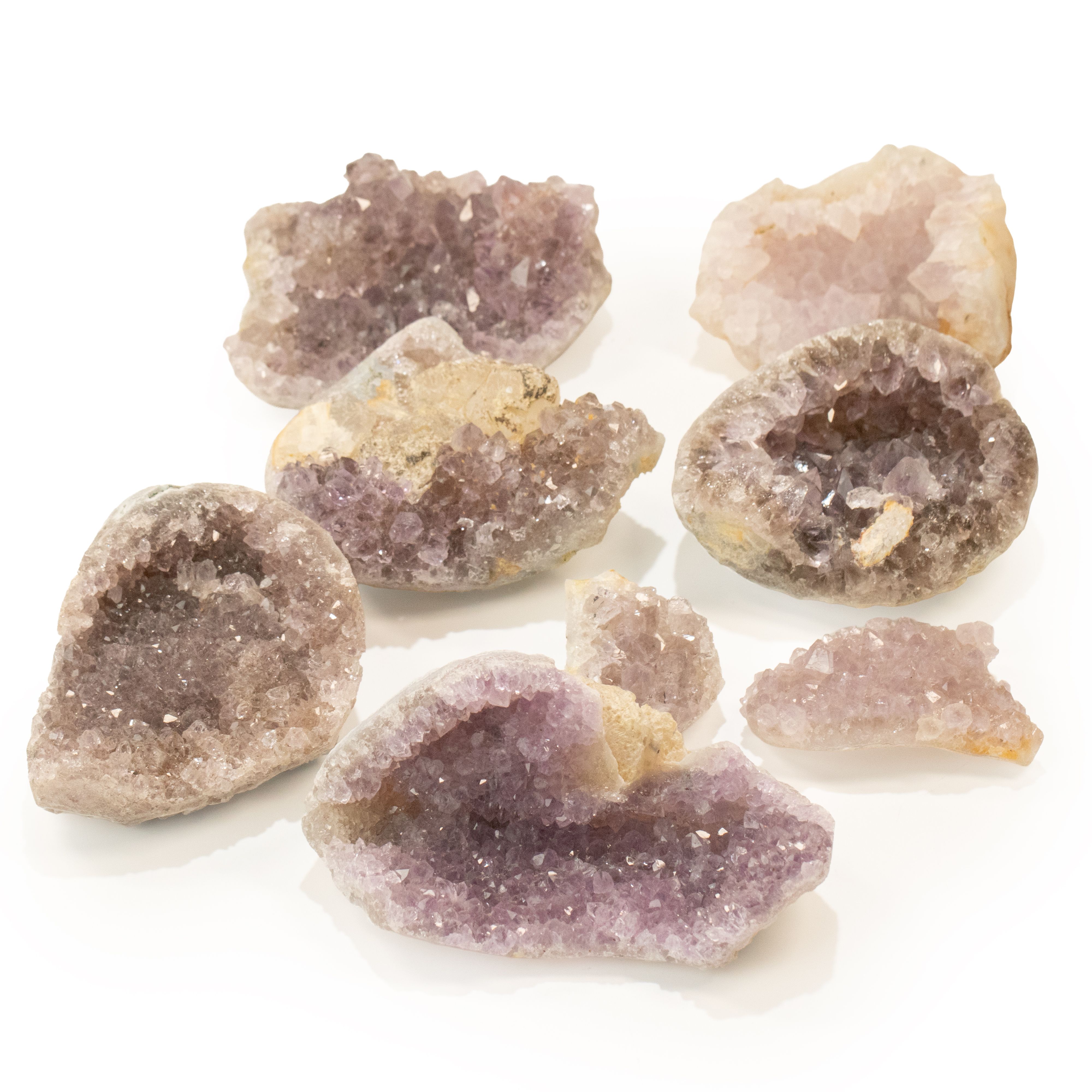 Small Assorted Amethyst Geodes - 3-5 cm   (aprox 1KG) 4-6 pieces