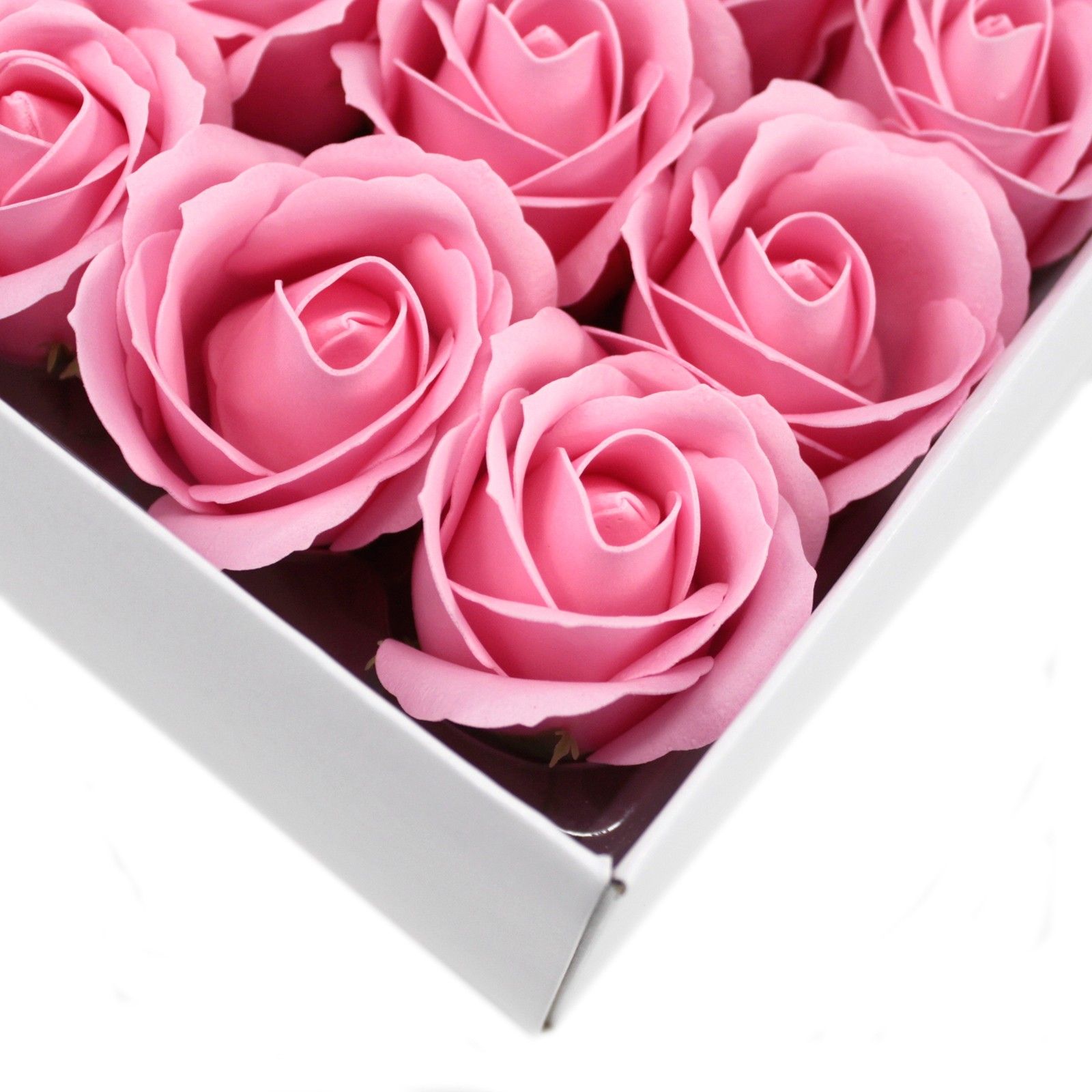 Craft Soap Flowers - Med Rose - Blush