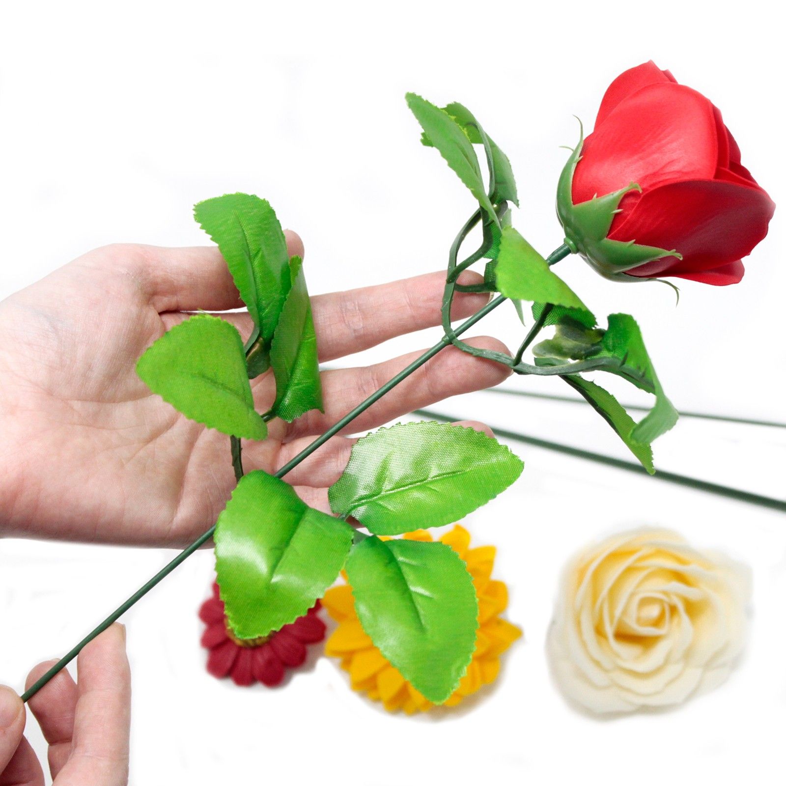 Craft Soap Flowers - Carnations - Violet