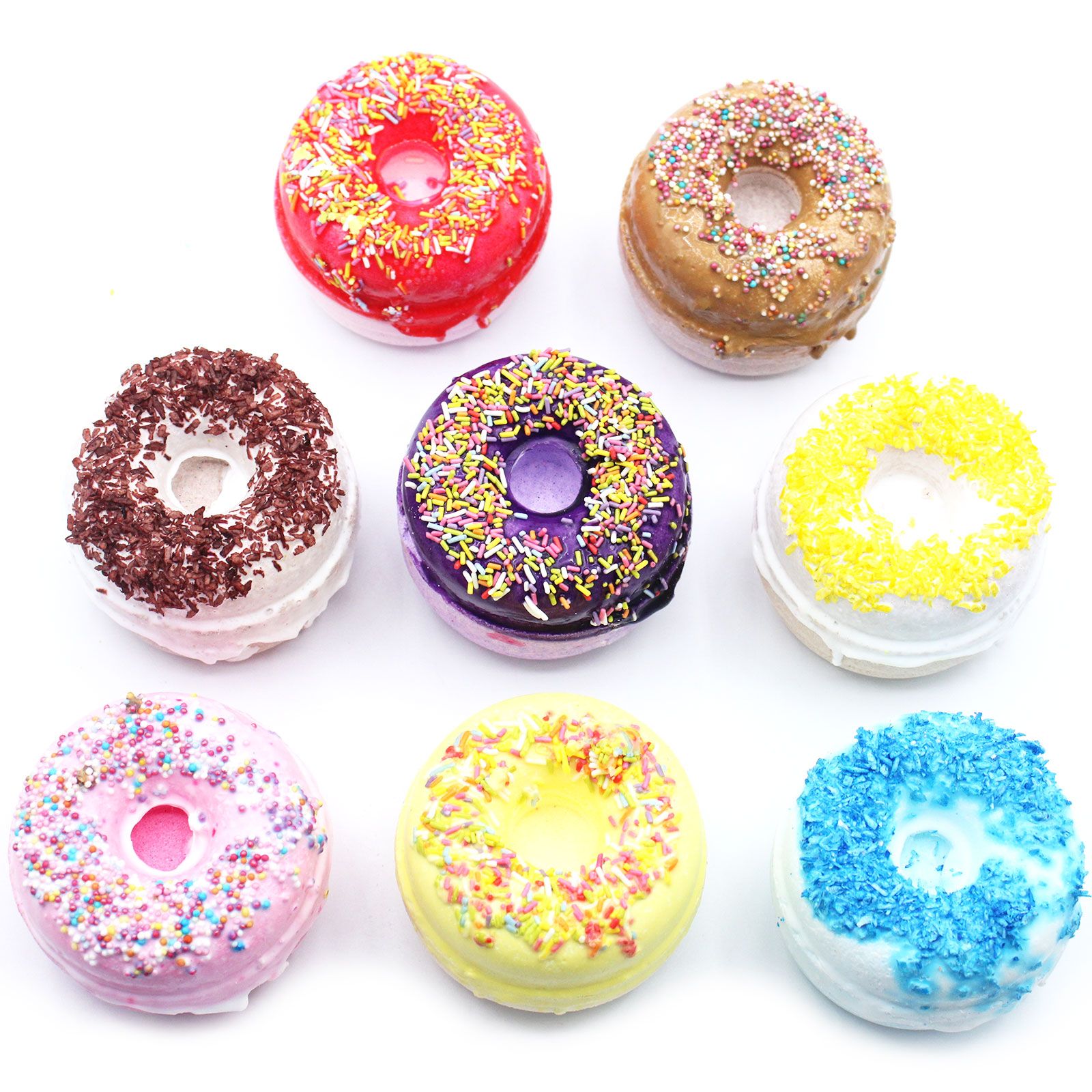 Blackberry and Almond Bath Donuts