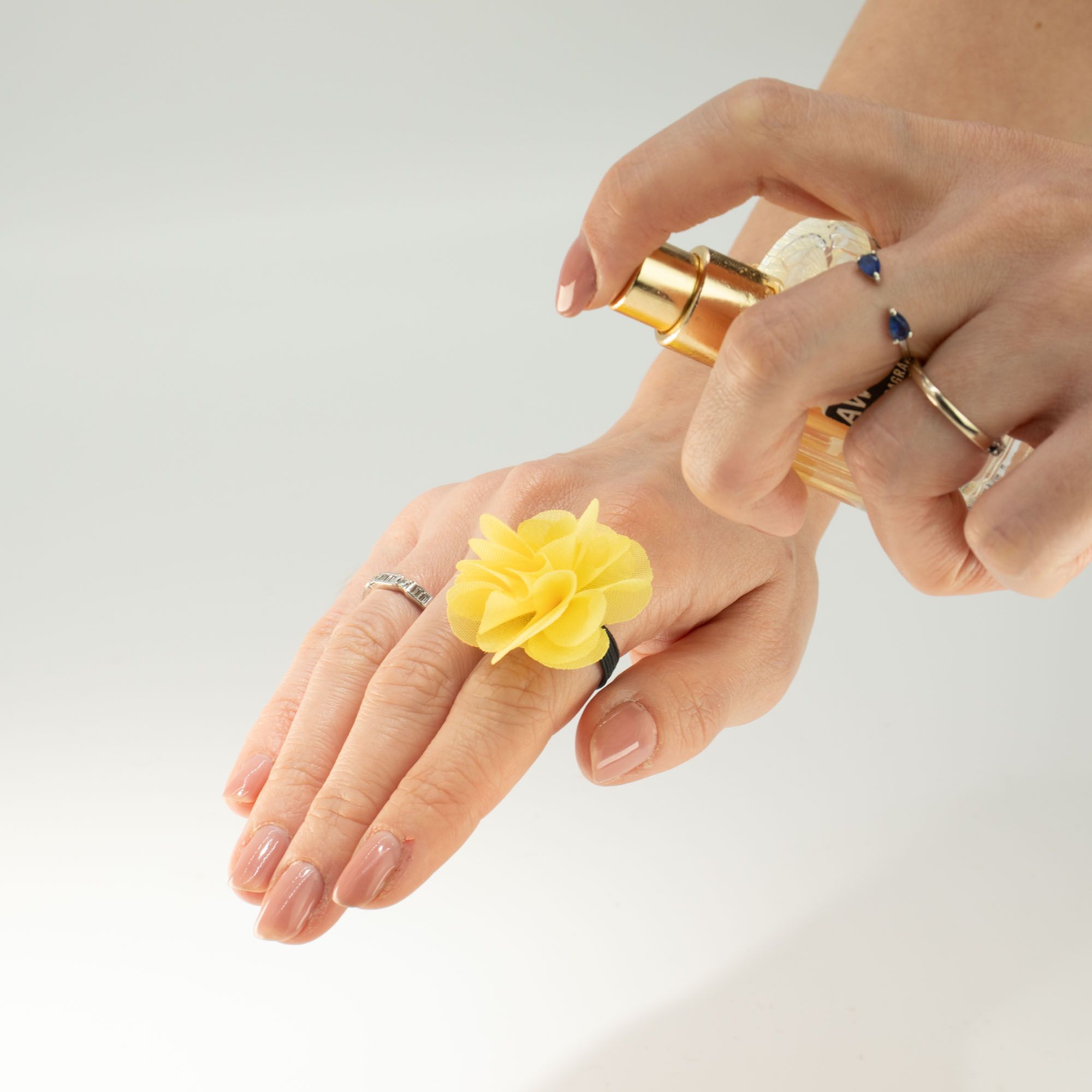 Fragrance Chiffon Diffuser Rings - Yellow