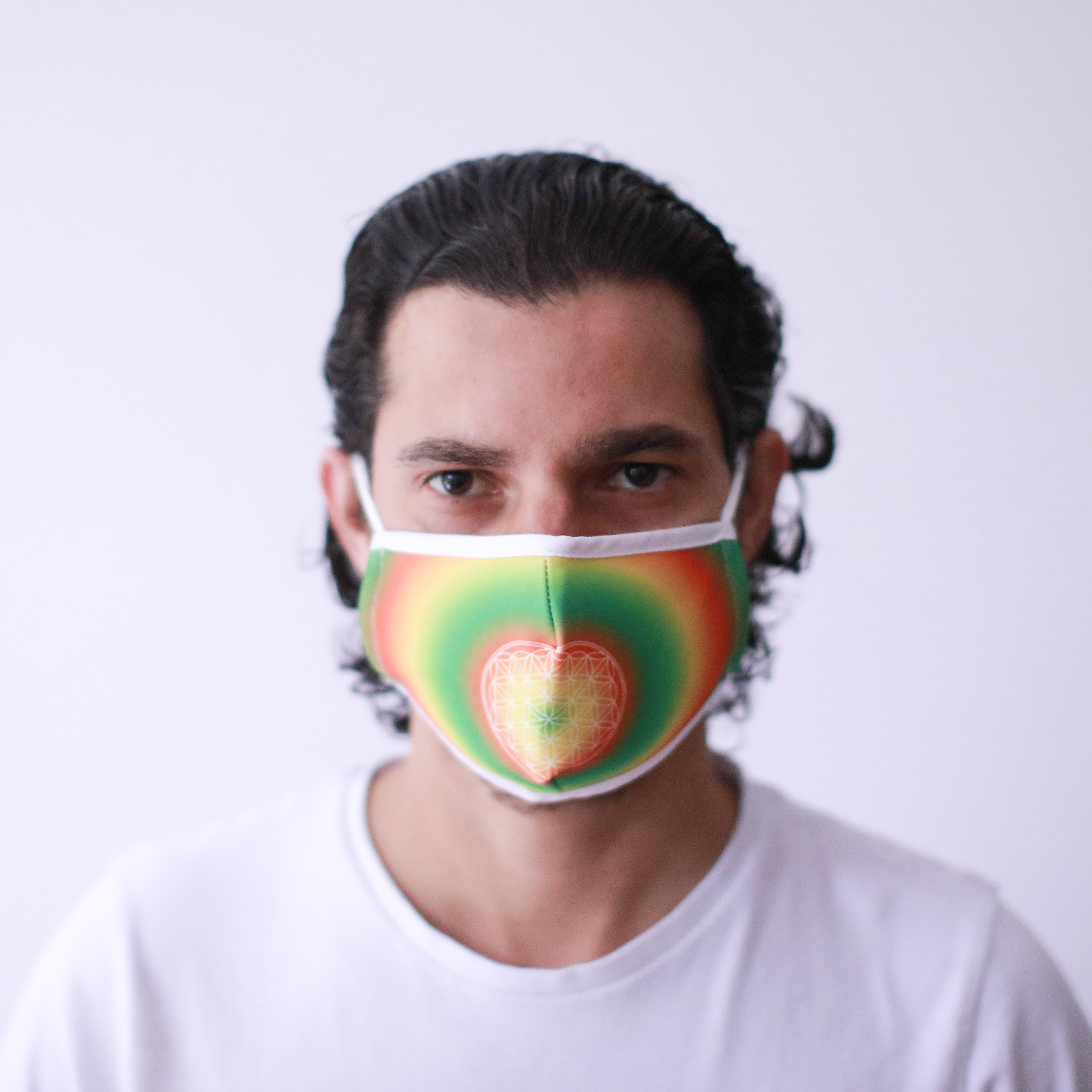 Reusable Fashion Face Mask - Flower of Life (Adult)