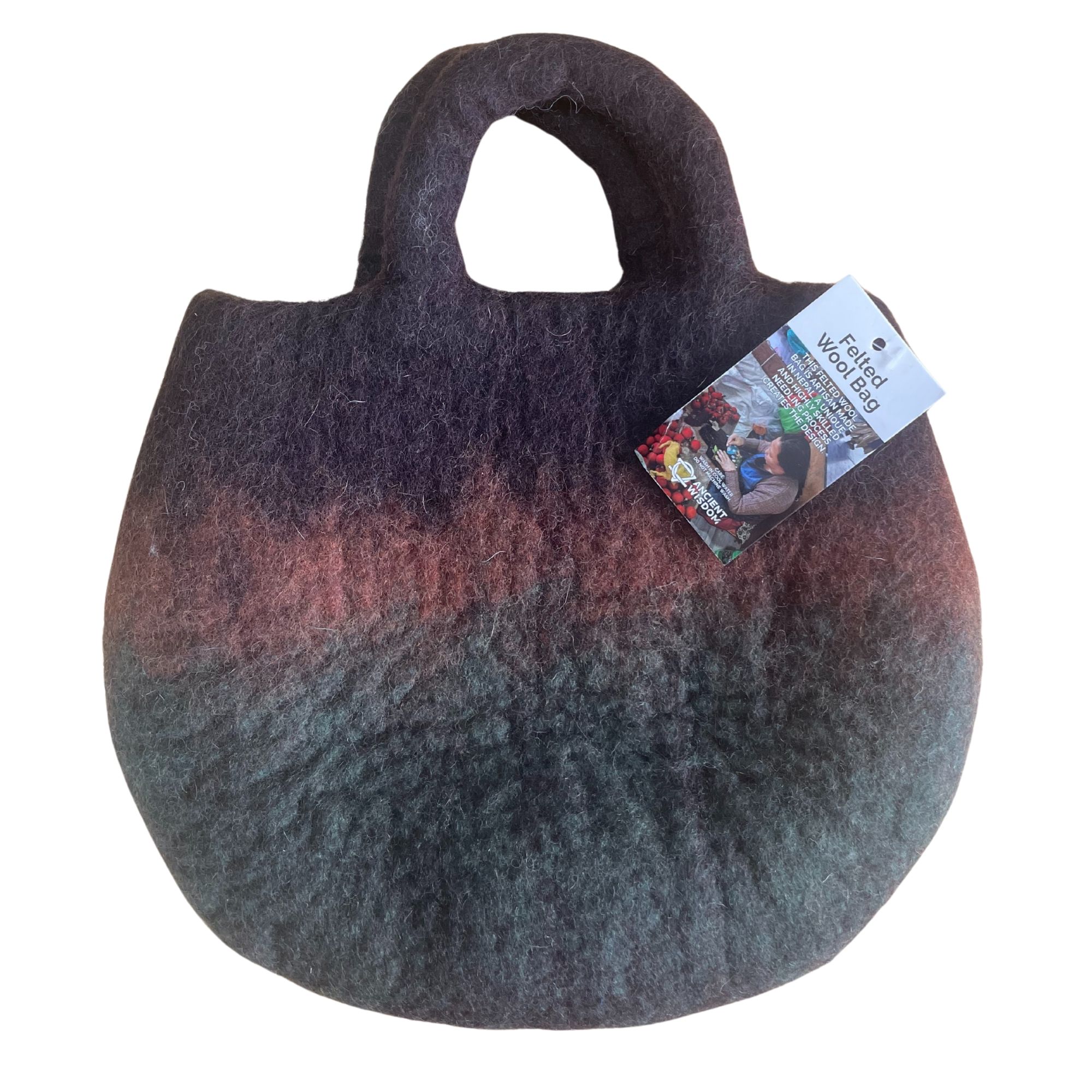 Fairy Garden Felted Bag