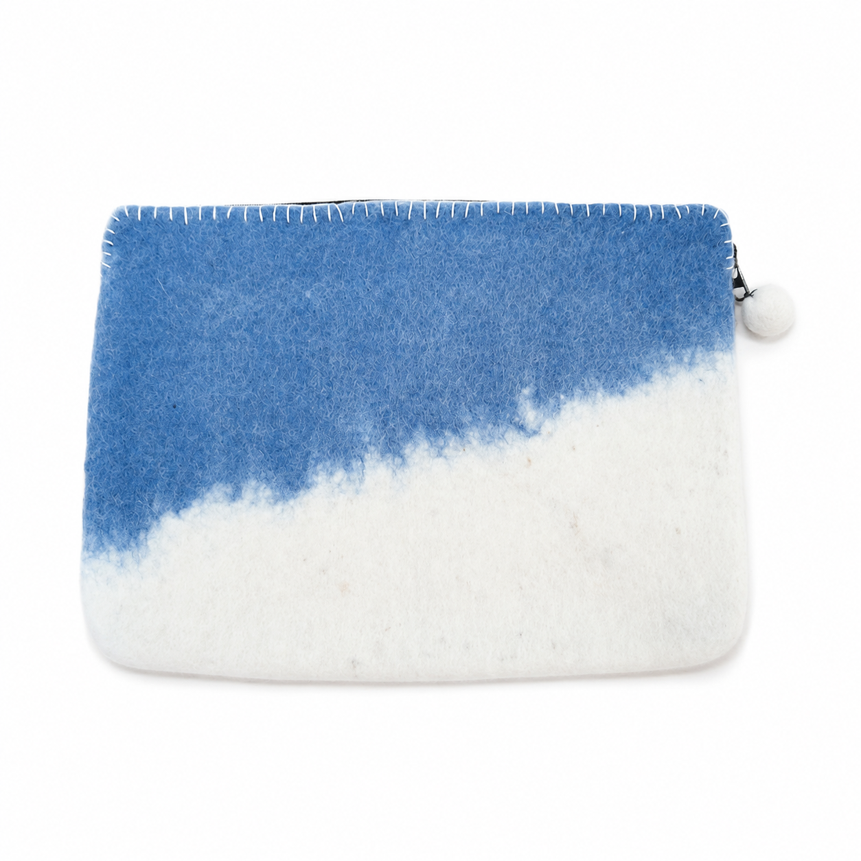 Felt Laptop Pouch (up to 14")  - Blue Horizon