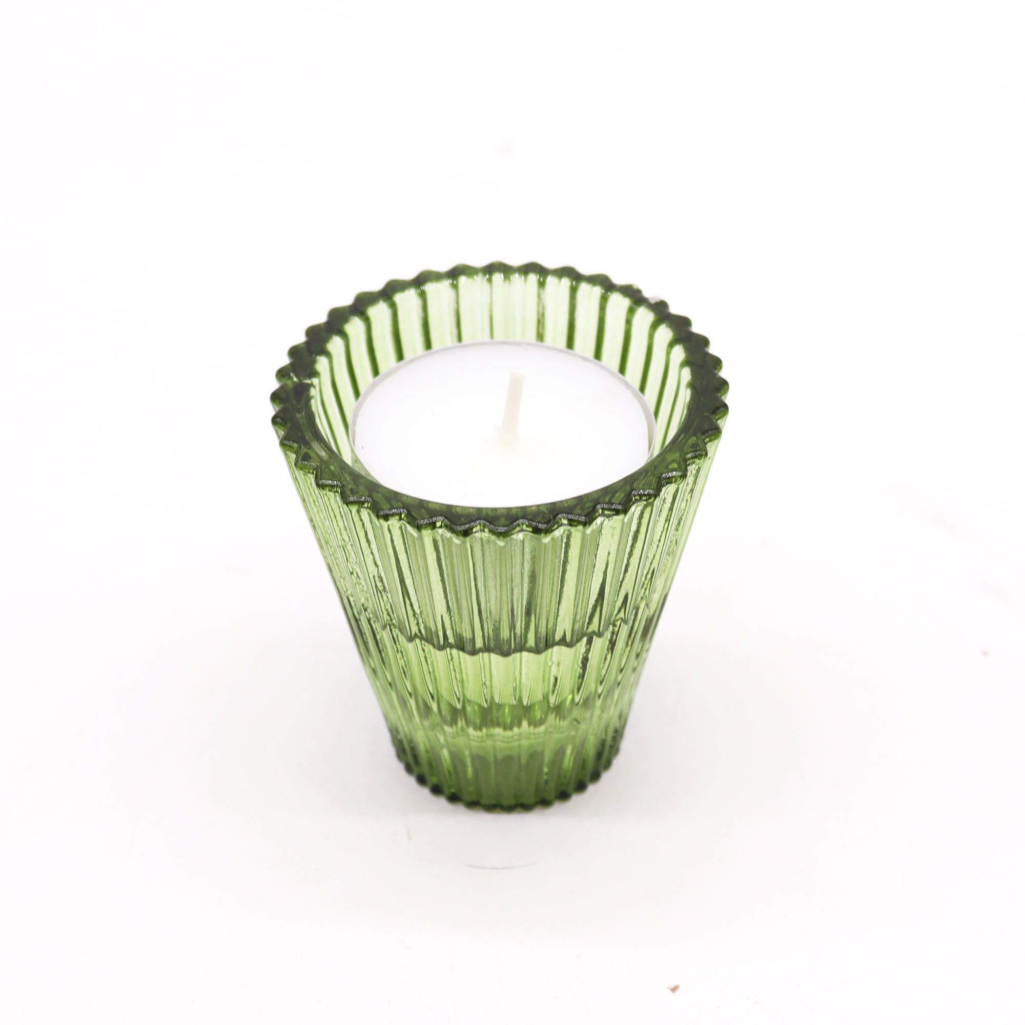 Flip Dinner Candle / Tealight Holder - Garden Jade
