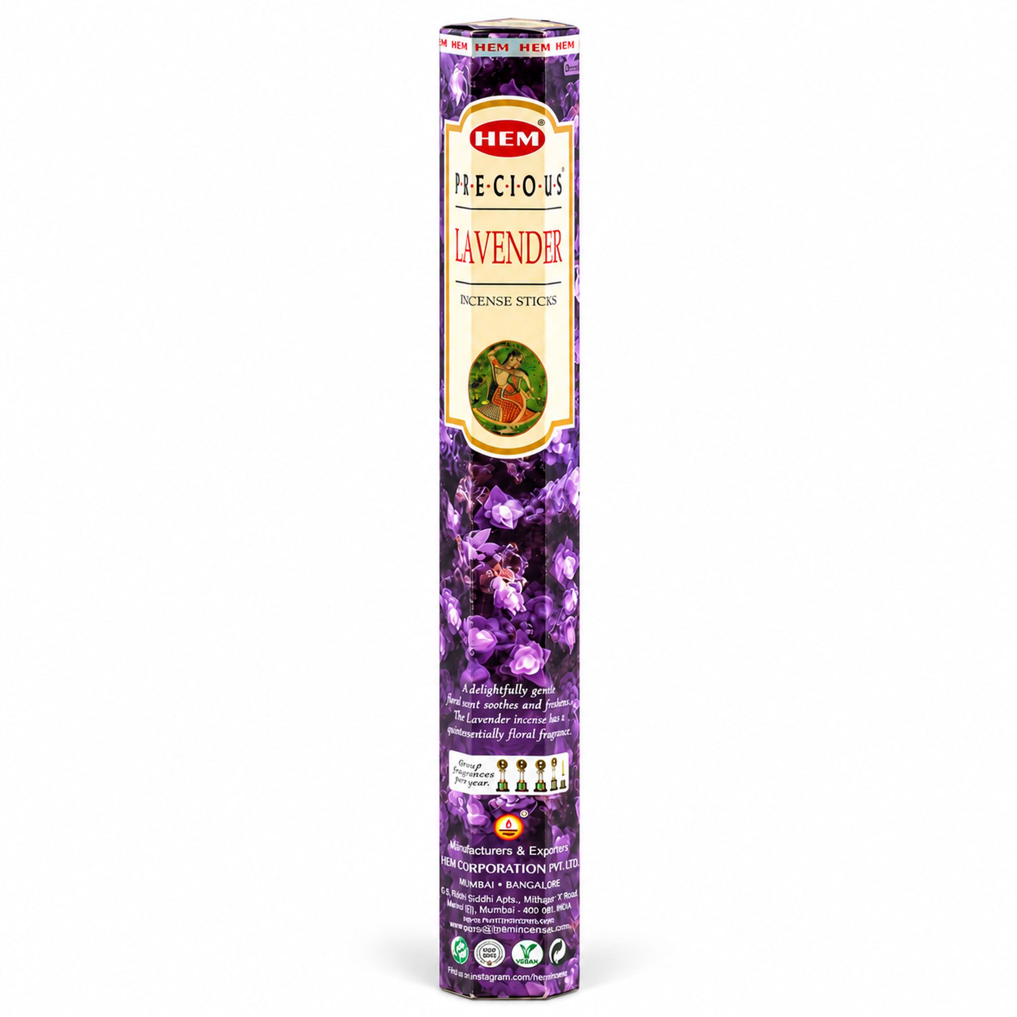 HEM Hexagonal Incense - Precious Lavender