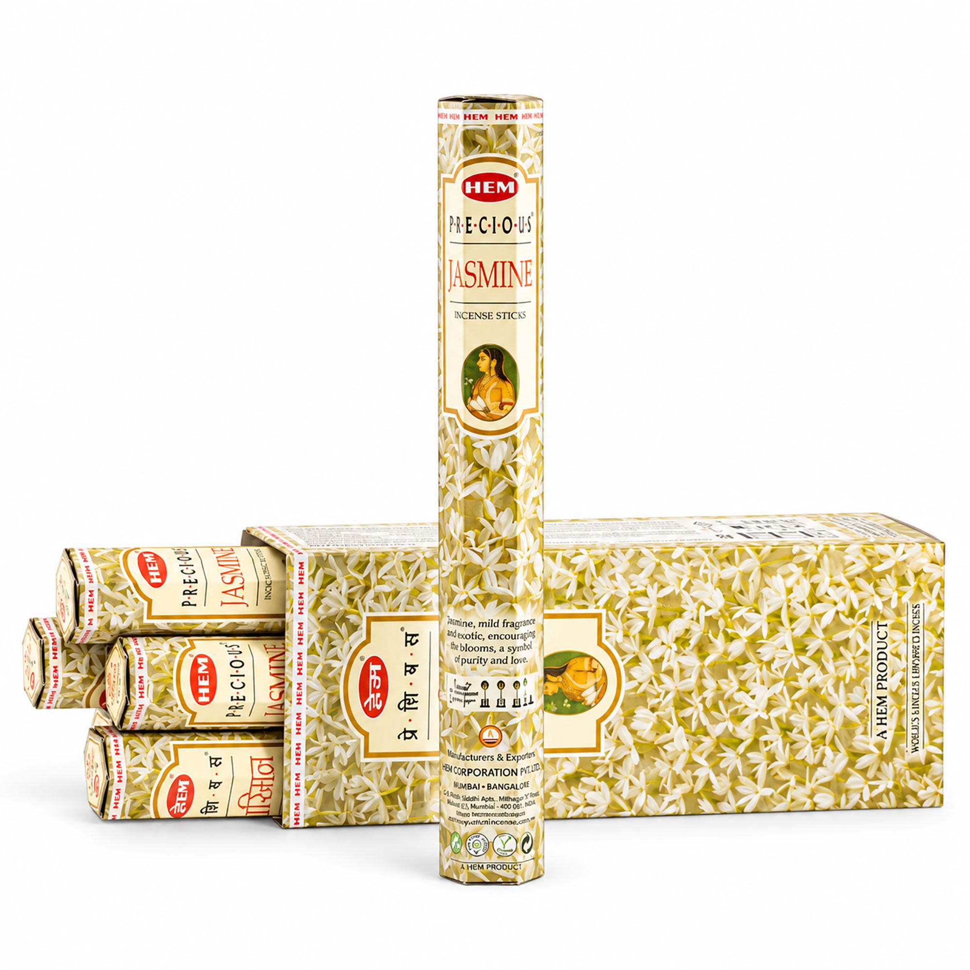 HEM Hexagonal Incense - Precious Jasmine