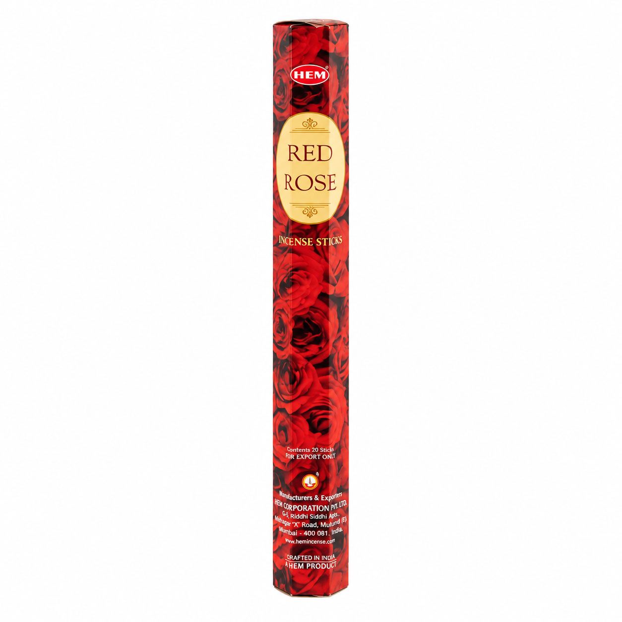 HEM Hexagonal Incense - Red Rose