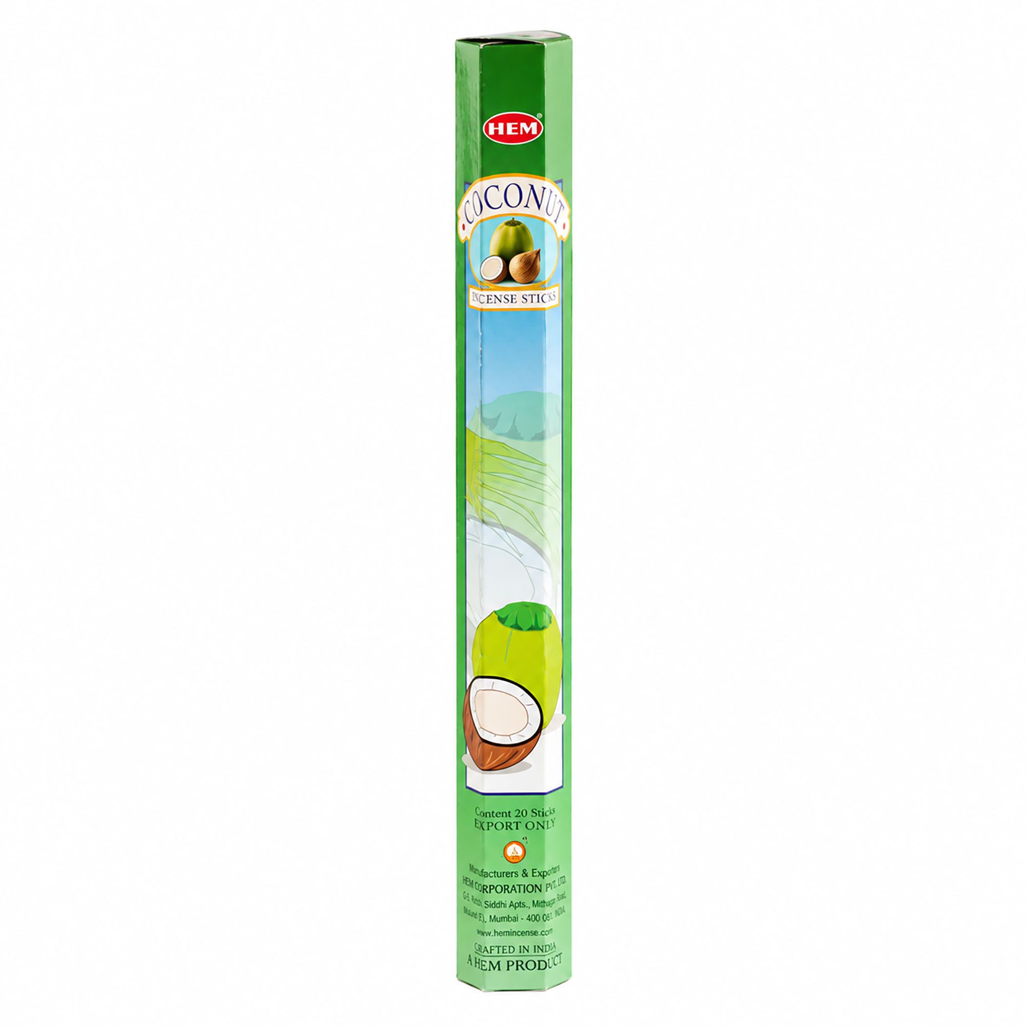 HEM Hexagonal Incense - Coconut
