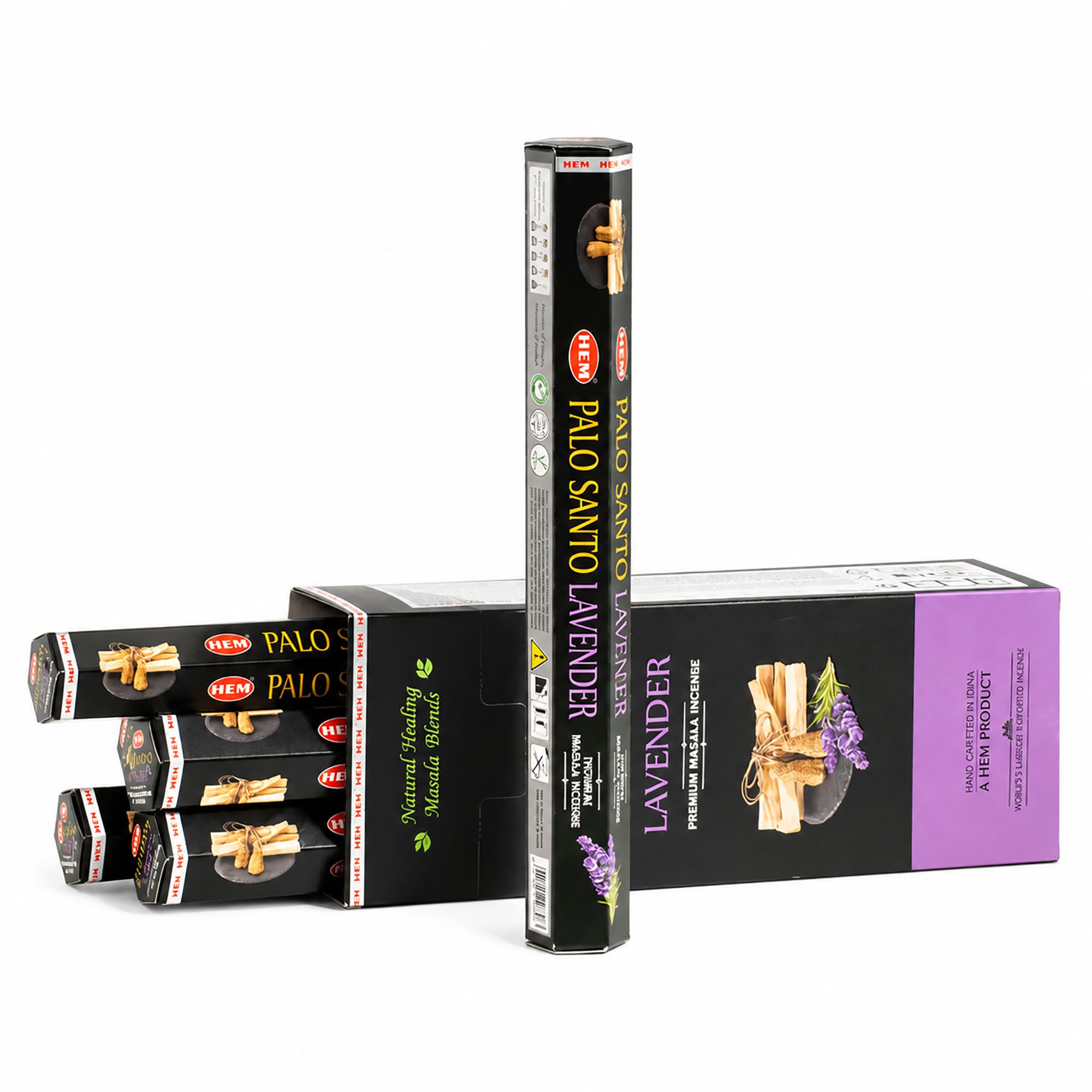 HEM Hexagonal Incense - Palo Santo Masala - Lavender