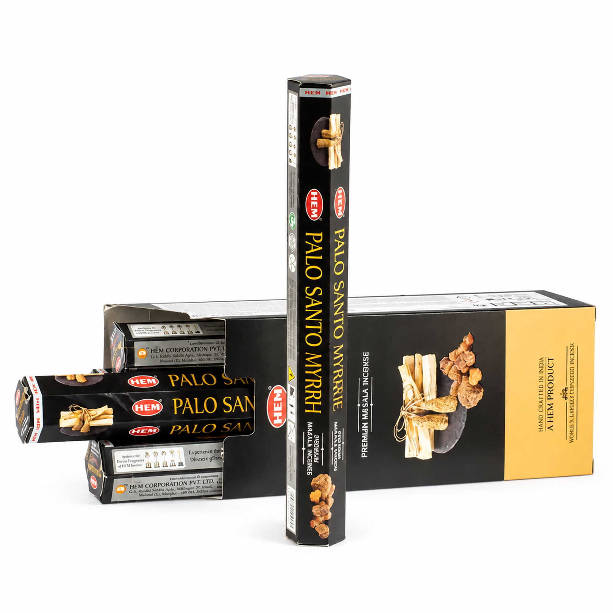 HEM Hexagonal Incense - Palo Santo Masala - Myrrh