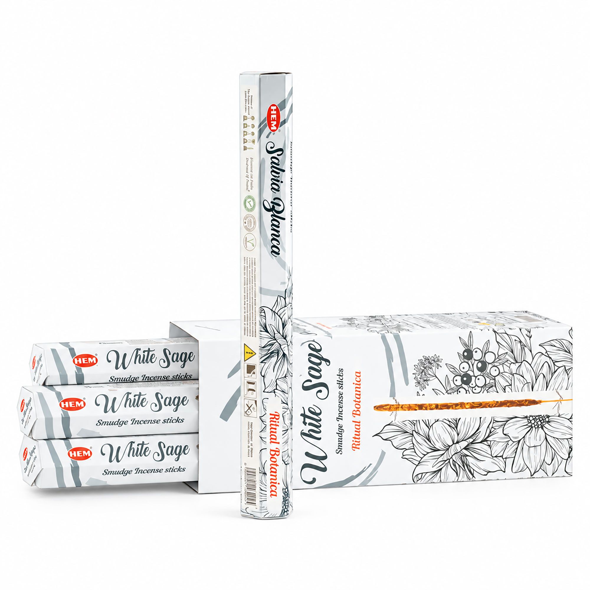 HEM Hexagonal Incense - Smudge  - White Sage