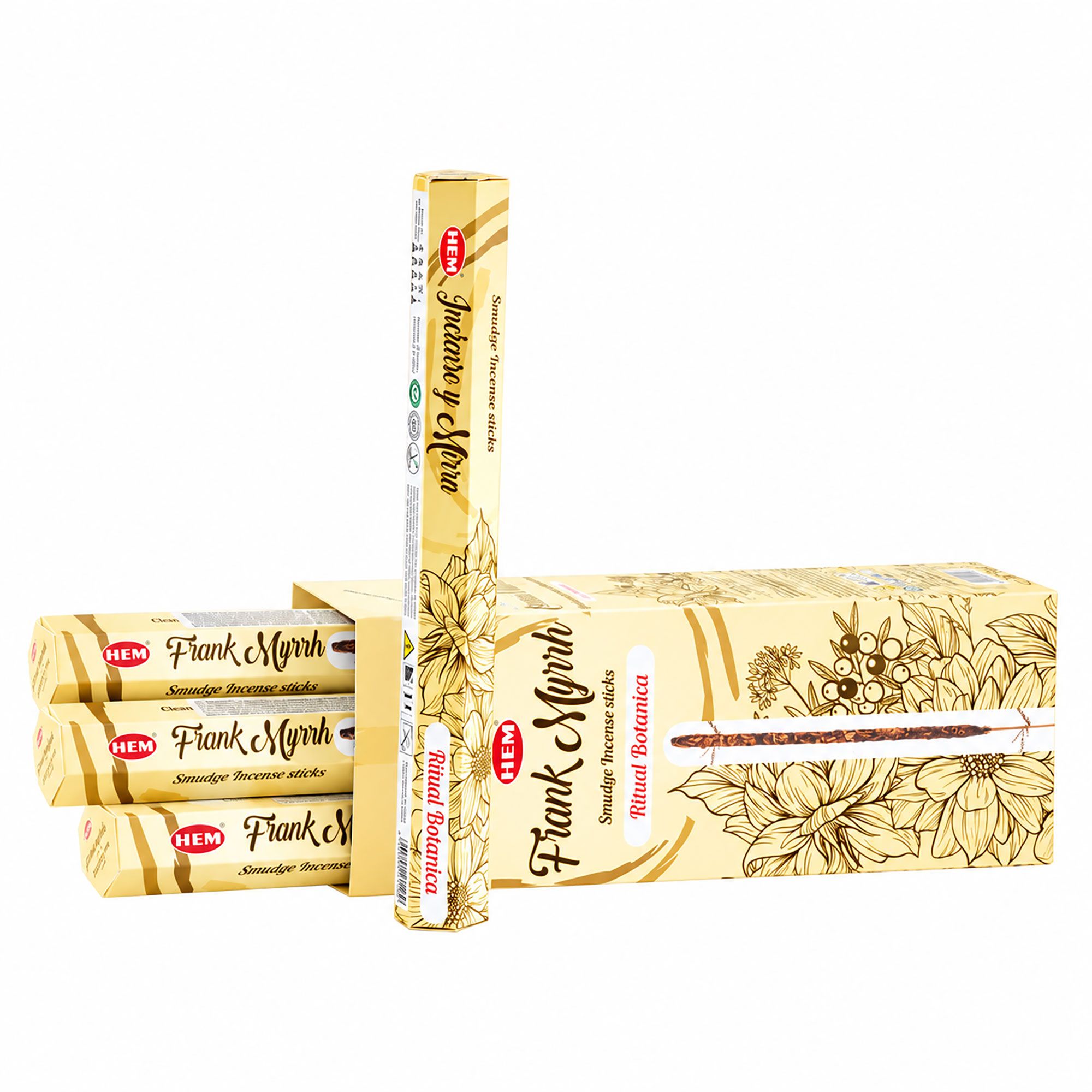 HEM Hexagonal Incense - Smudge - Frank Myrrh
