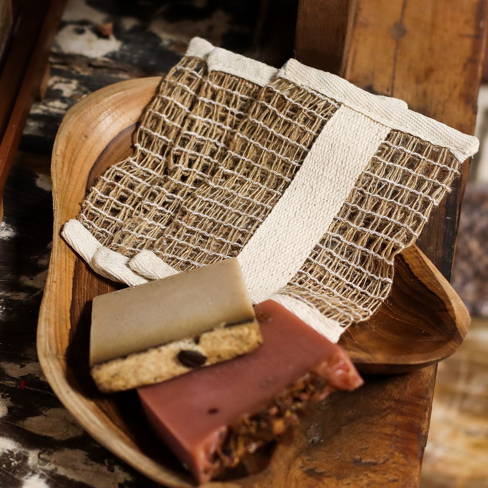 Soft Jute Soap Bag
