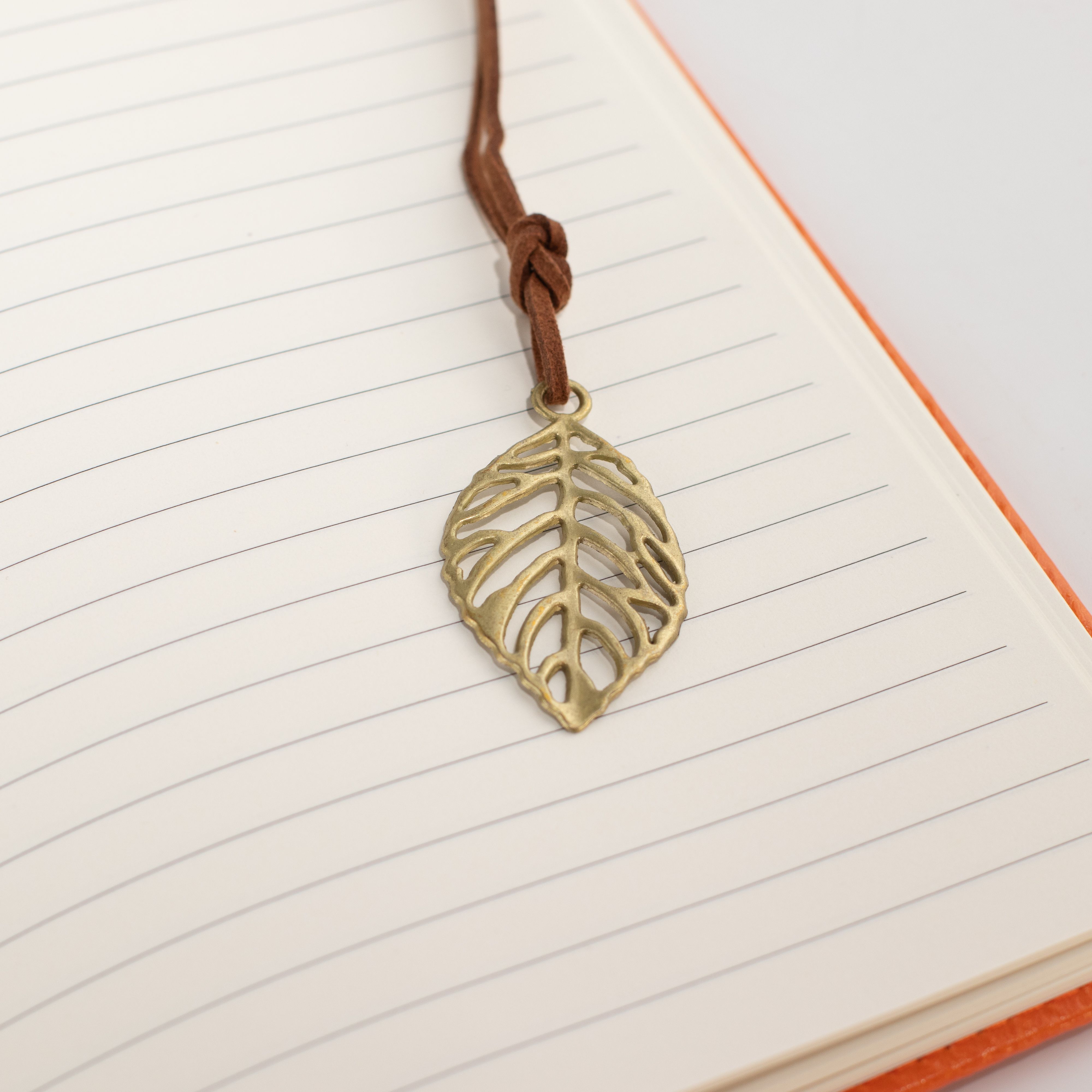 A5 Intention Note Book - LCD Wipe Screen - Orange Leather Effect - 80 Leafs