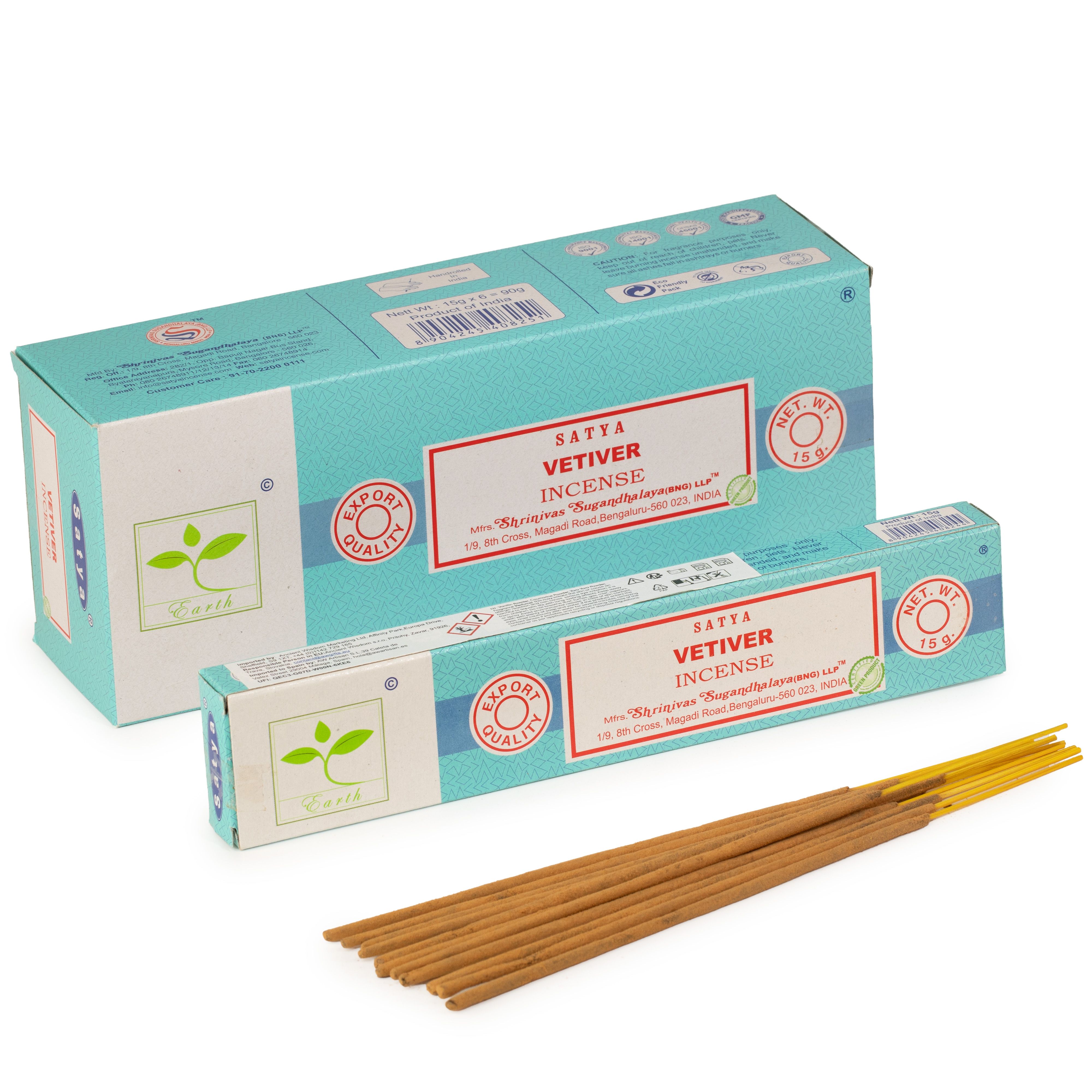 Satya Incense 15gm - Vetiver