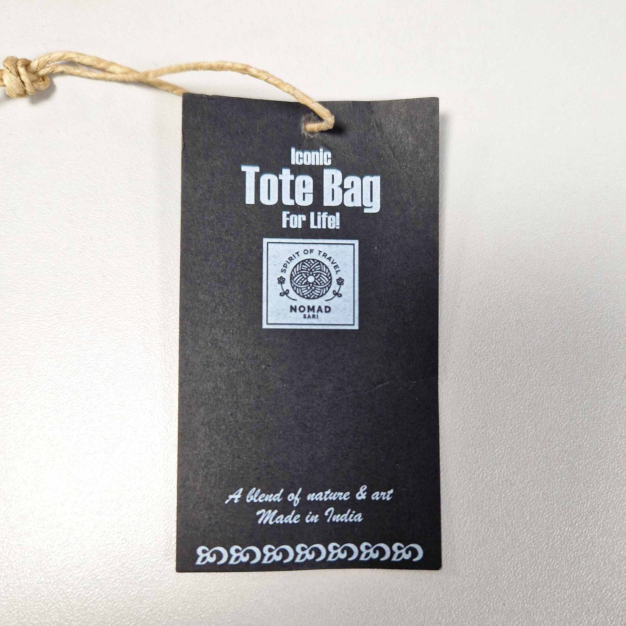 Iconic Classic Tote Bag - ACCESS ALL AREAS - Black Natural 10oz