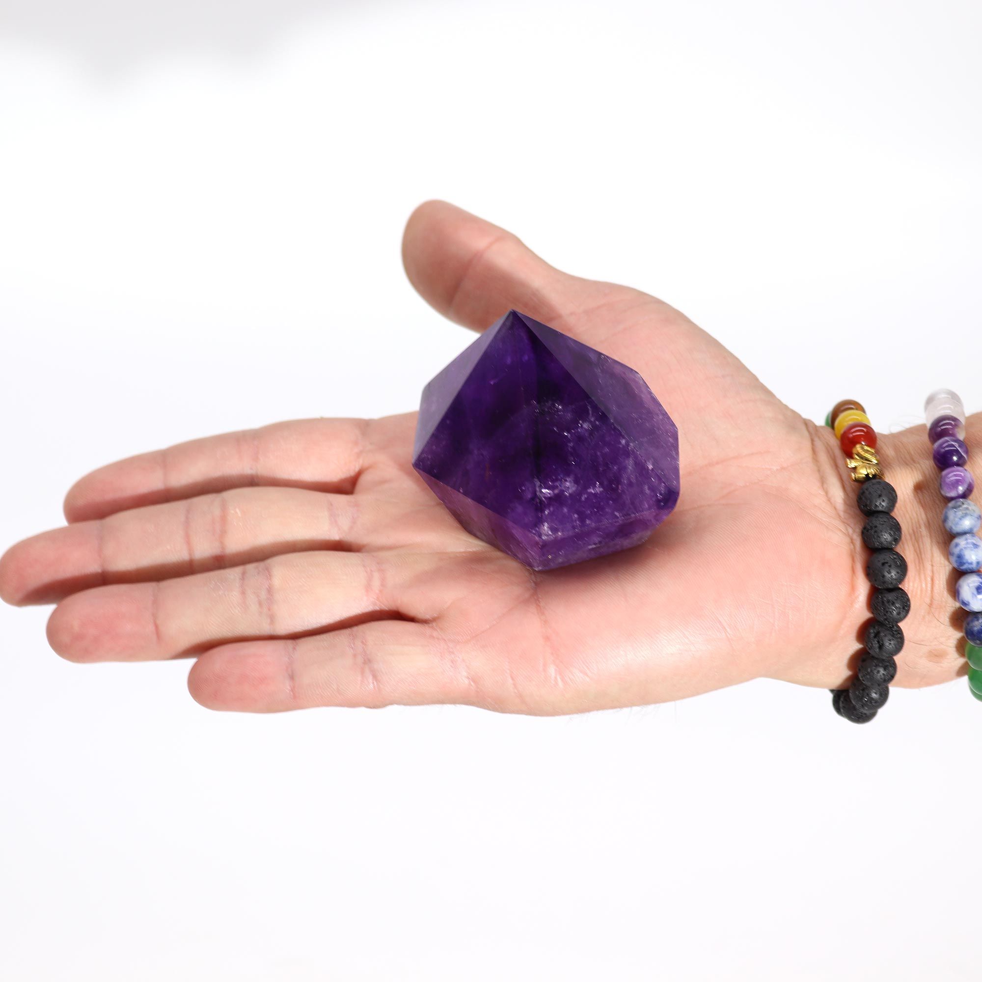 Medium Rich Colour Amethyst Points (approx 5.5-6.5cm)