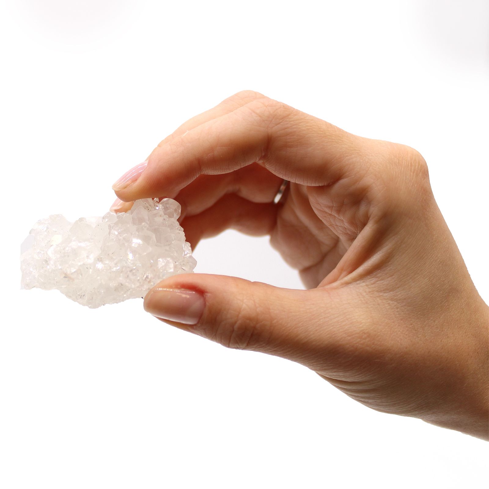 White Apophyllite Clusters 20-30mm