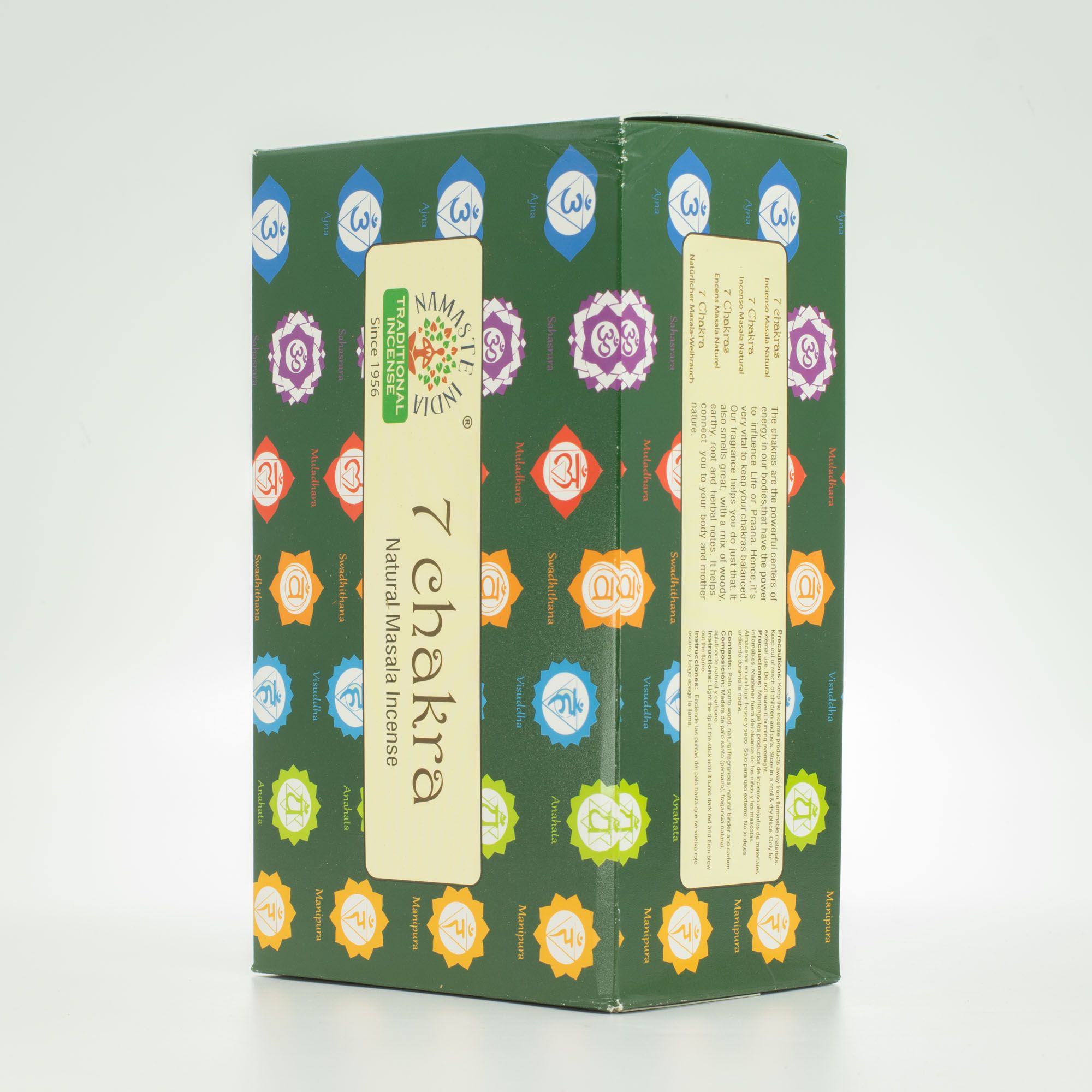 Namaste Mandala Masala Incense - 7 Chakra