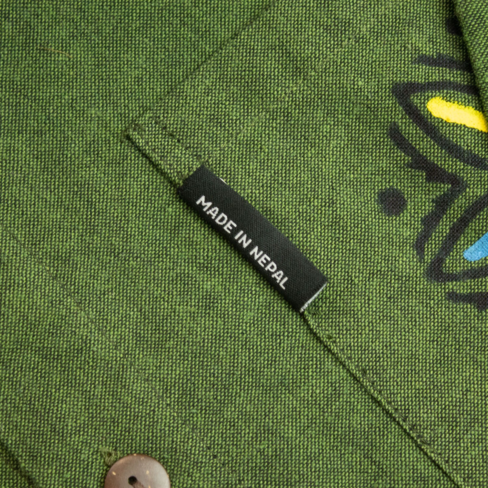 Nomad Sari Kathmandu Shirt - Forest Green - XXL
